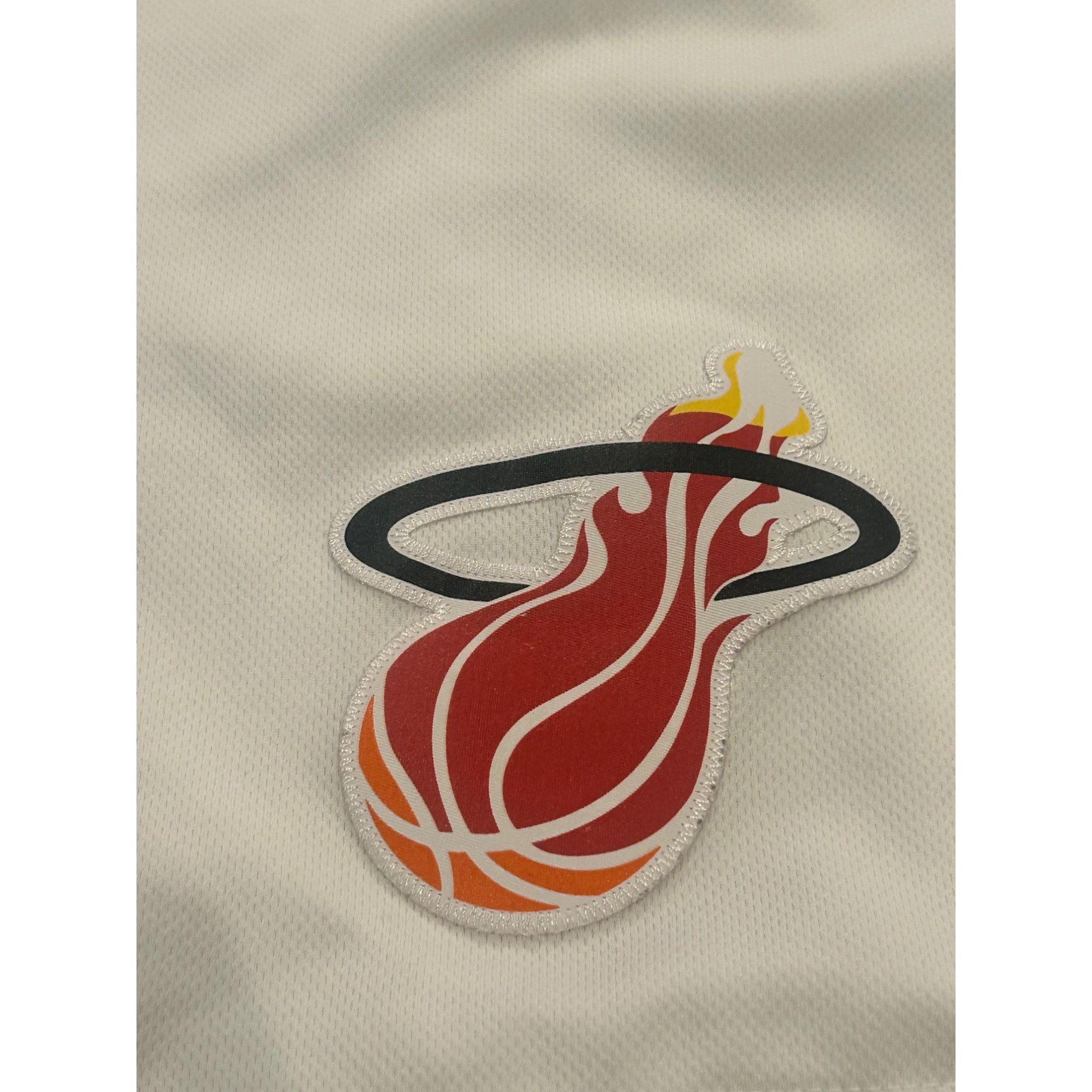 Adidas Adidas Miami Heat NBA Authentic Home Throwback White Basketb Size US 36 / EU 52 - 5 Thumbnail