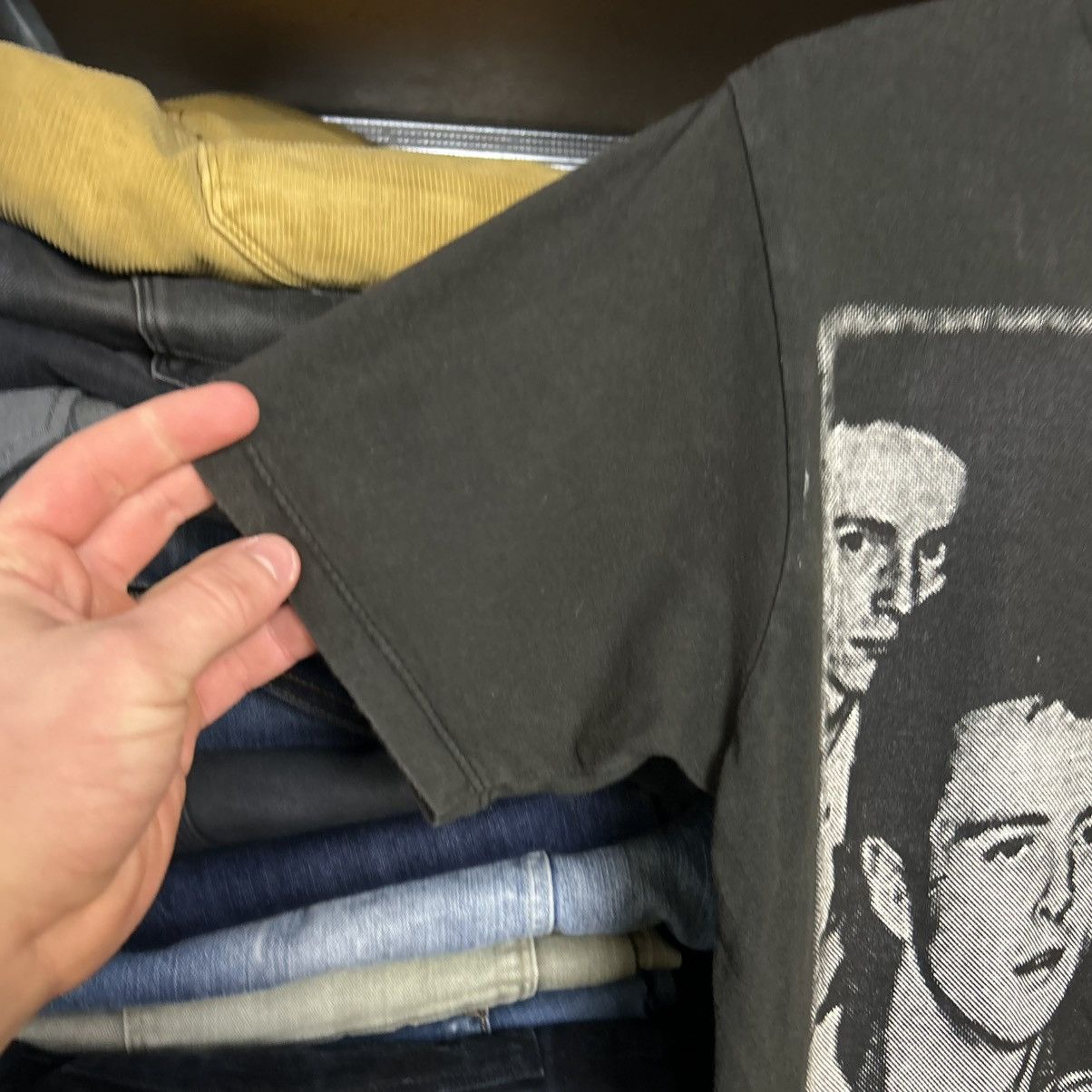 Band Tees Vintage The Clash Big Graphic Logo Black 90’s Rock Band tee Size US S / EU 44-46 / 1 - 7 Thumbnail