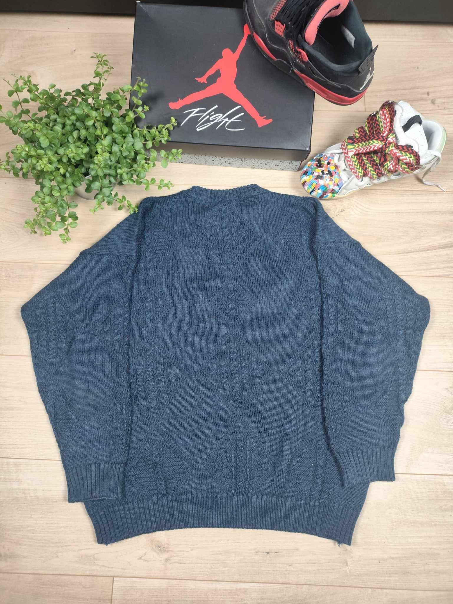 Burberry Vintage 90s 80s Burberrys sweater navy Size US XL / EU 56 / 4 - 2 Thumbnail