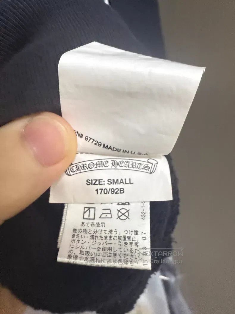 Chrome Hearts CHROME HEARTS Size S Back-printed hoodie with horse hoof pa Size US S / EU 44-46 / 1 - 3 Thumbnail