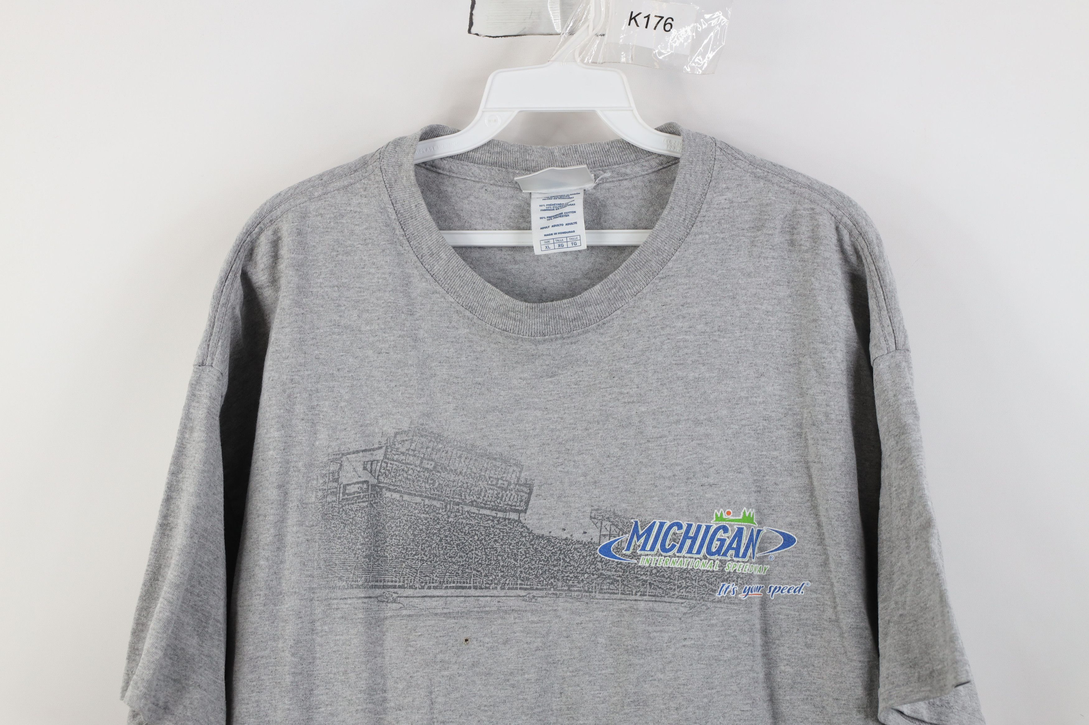 Vintage Vintage Y2K NASCAR Michigan International Speedway T-Shirt Size US XL / EU 56 / 4 - 2 Thumbnail