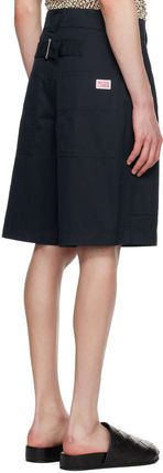Bottega Veneta o1loc1c0426 790316 Light Cotton Twill Cargo Short in Navy Size US 34 / EU 50 - 3 Thumbnail