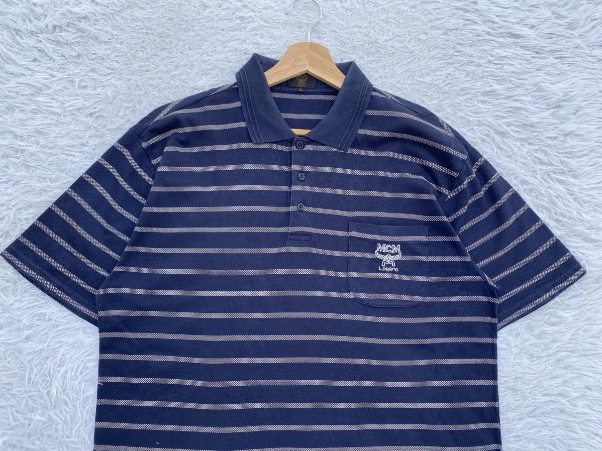 MCM Rare Vintage MCM Legere Stripes Polo Shirt Size US L / EU 52-54 / 3 - 6 Thumbnail