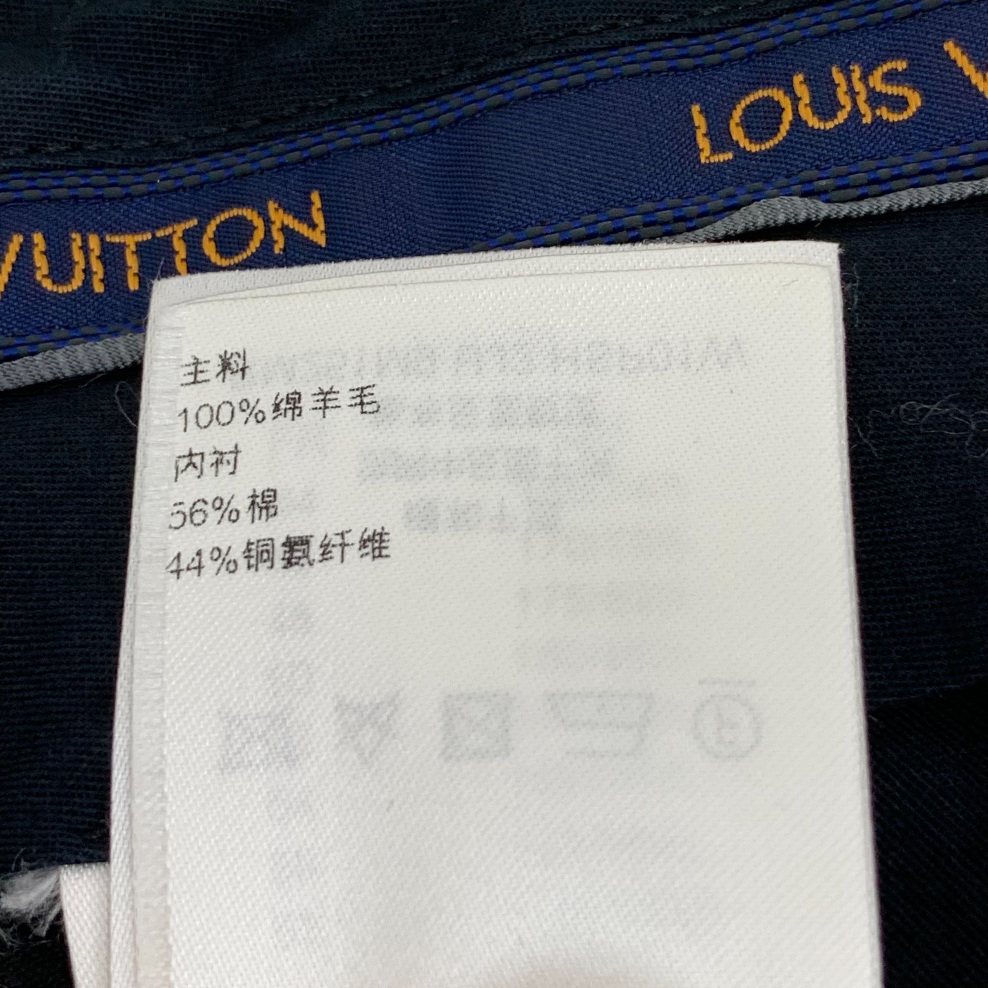 Louis Vuitton LOUIS VUITTON Black Wool Cargo Pants Size 52 Italian Made De Size US 36 / EU 52 - 3 Thumbnail