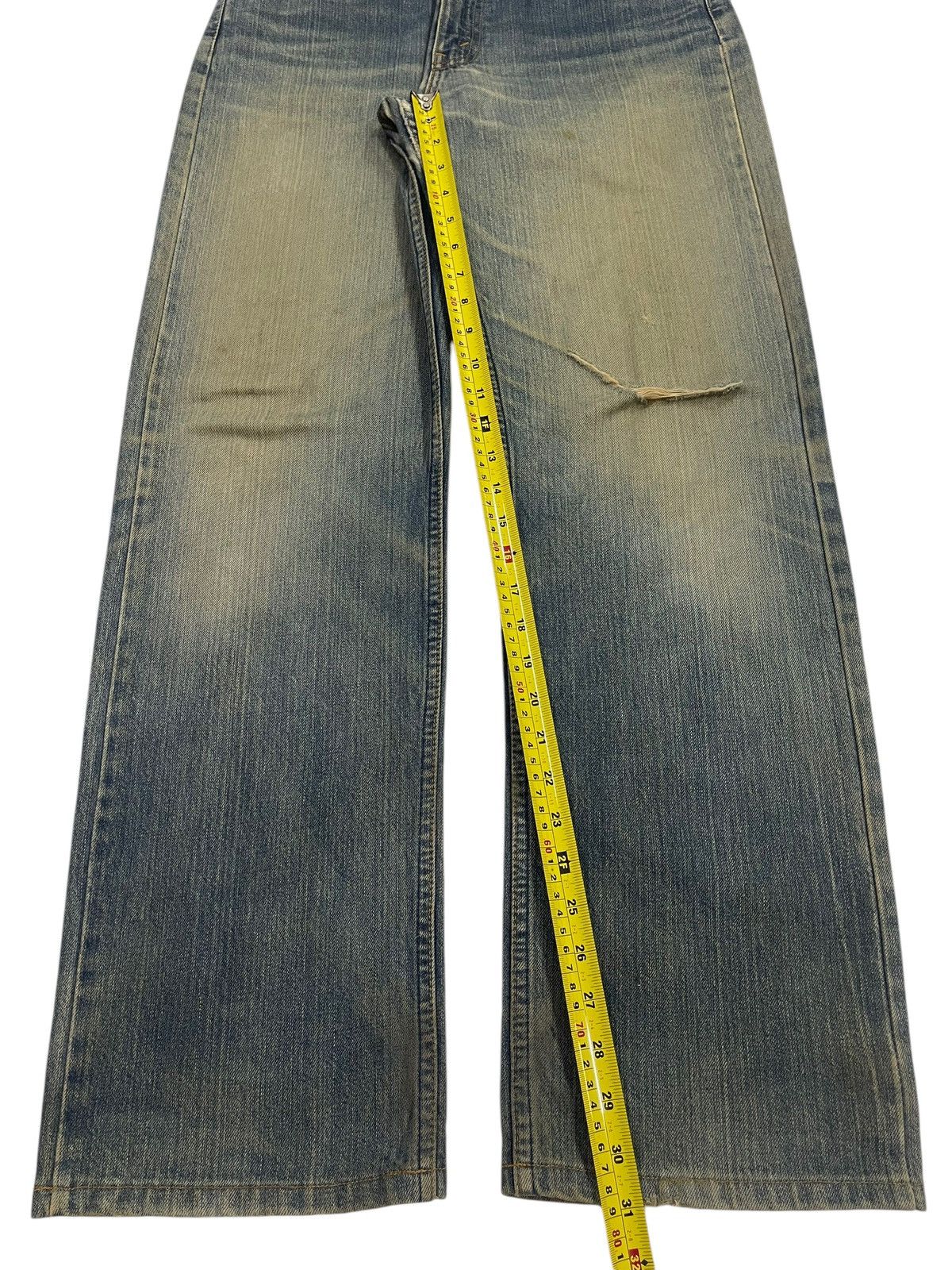Levi's Vintage 90s Levis 512 Mud Wash Distress Style Loose Jeans Size US 31 - 13 Thumbnail