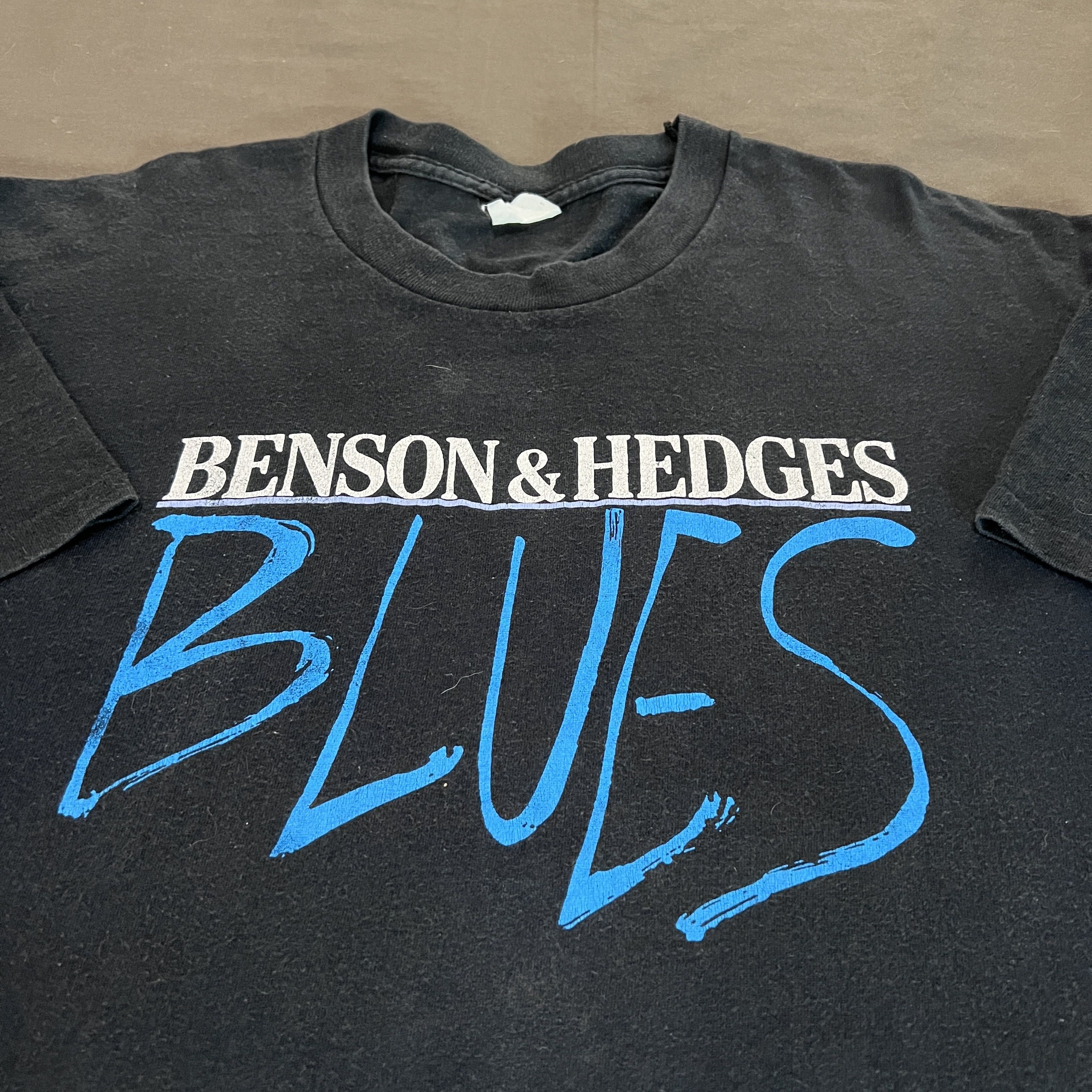 Band Tees × Vintage Vintage 90s Benson & Hedges Blues Promo Tee XL Faded Size US XL / EU 56 / 4 - 1 Thumbnail