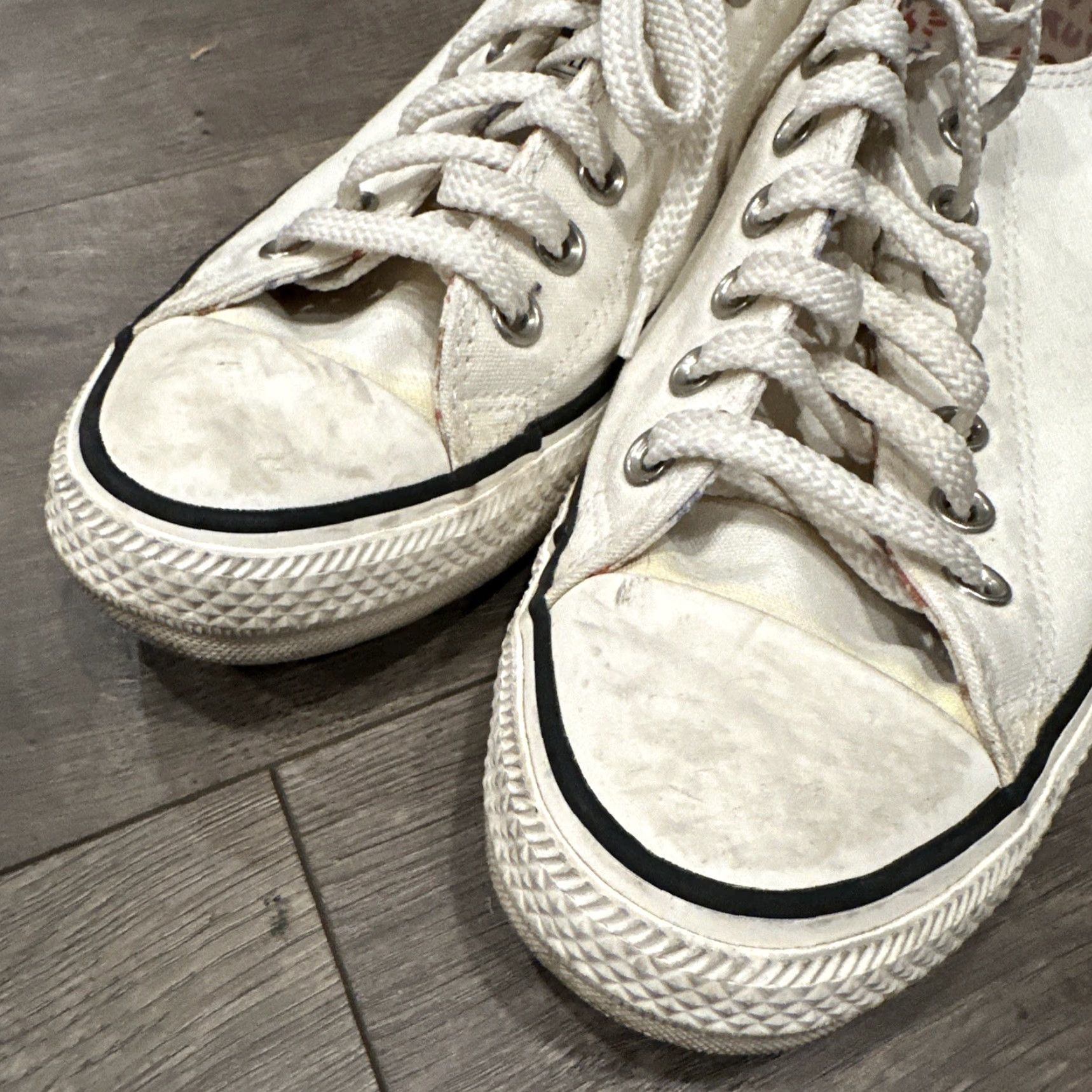 Converse Converse Chuck Taylor All Star Ox Sneakers Women's Size 10.5 Egret/Multi Lace Up Athletic Size US 10.5 / IT 40.5 - 3 Thumbnail