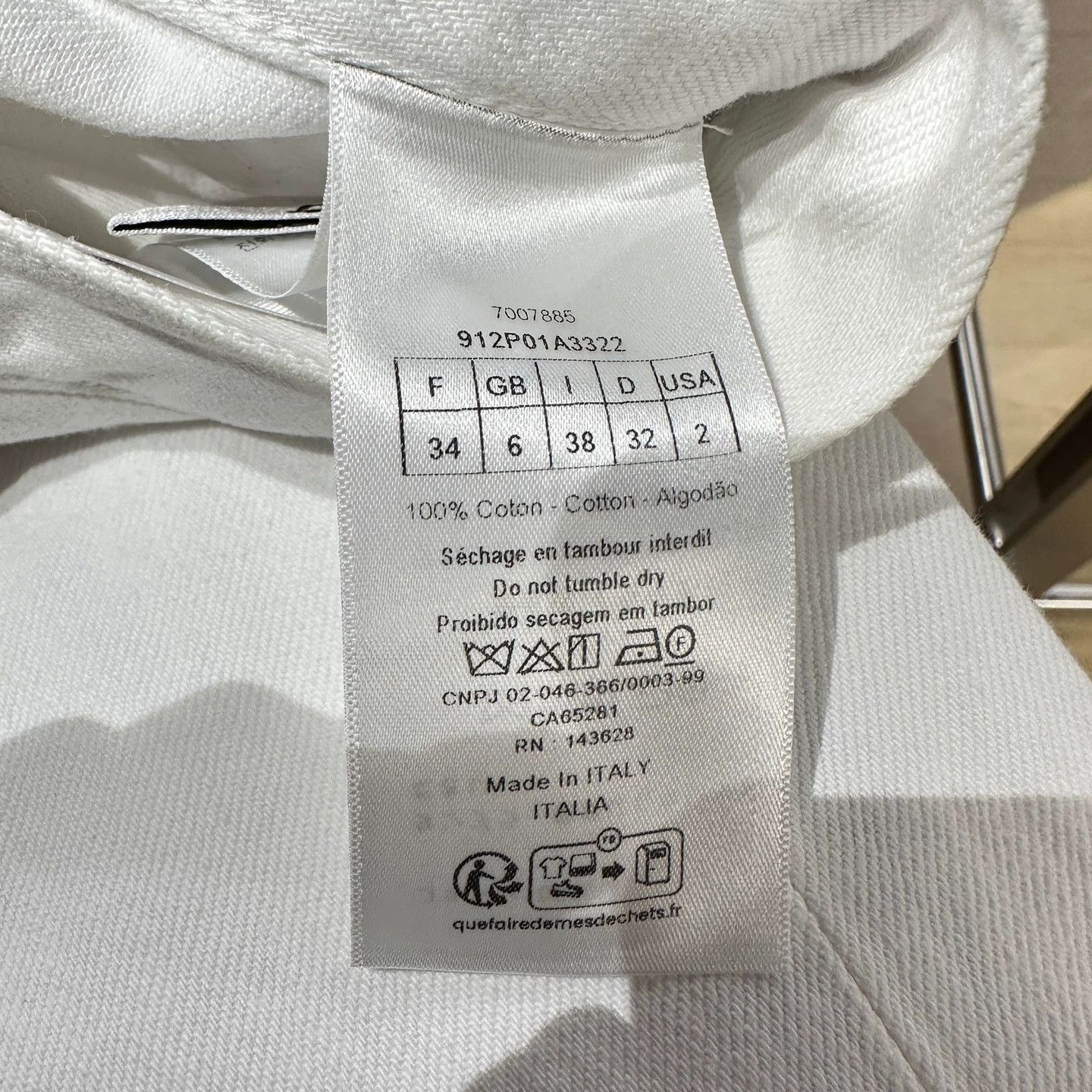 Dior Dior Cuffed Logo Jeans W34 feb432 Size 25" / US 0 / IT 36 - 4 Thumbnail