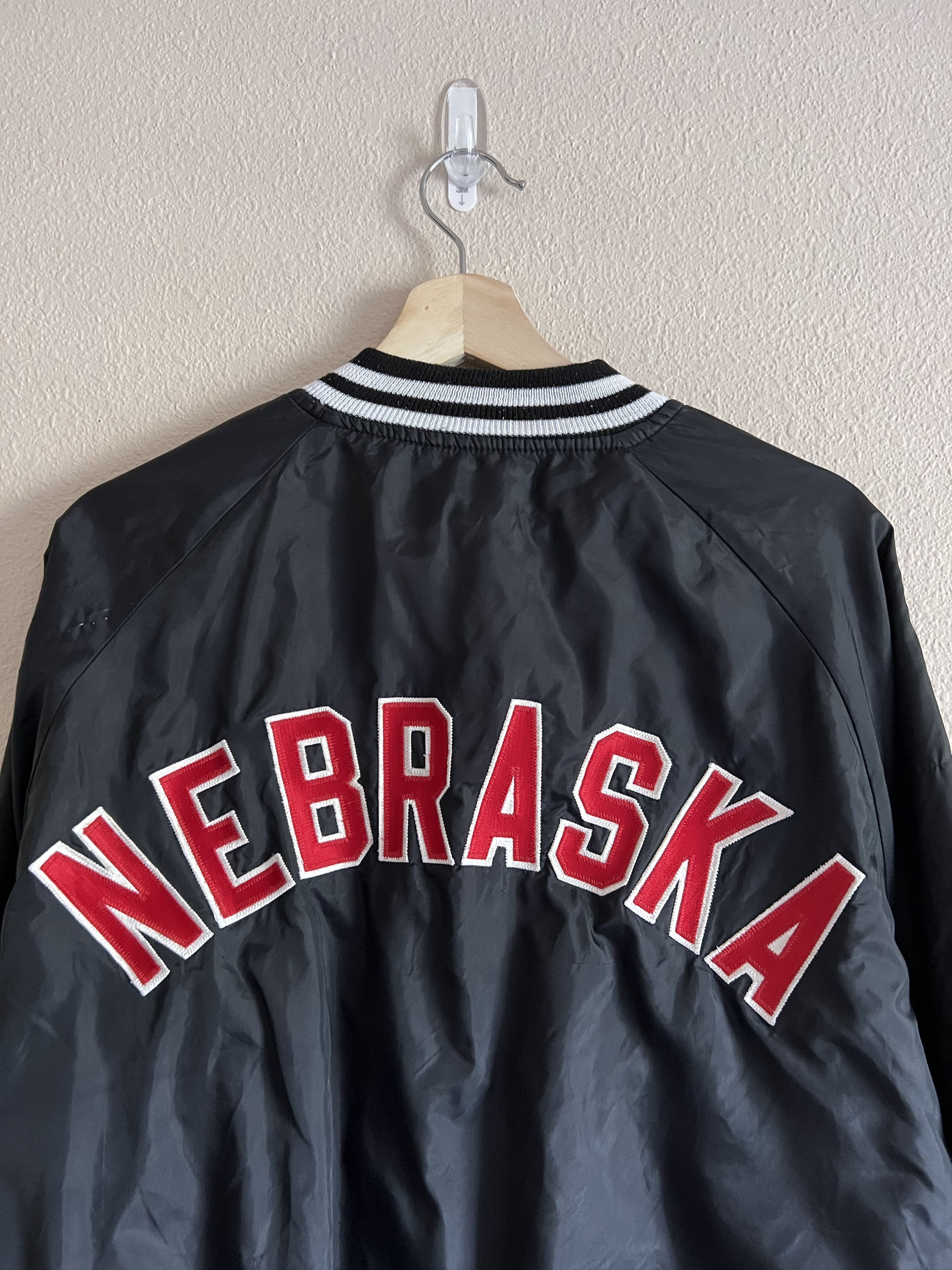 Chalk Line Vintage 80s Nebraska Chalk Line Jacket in Black Size US M / EU 48-50 / 2 - 2 Thumbnail