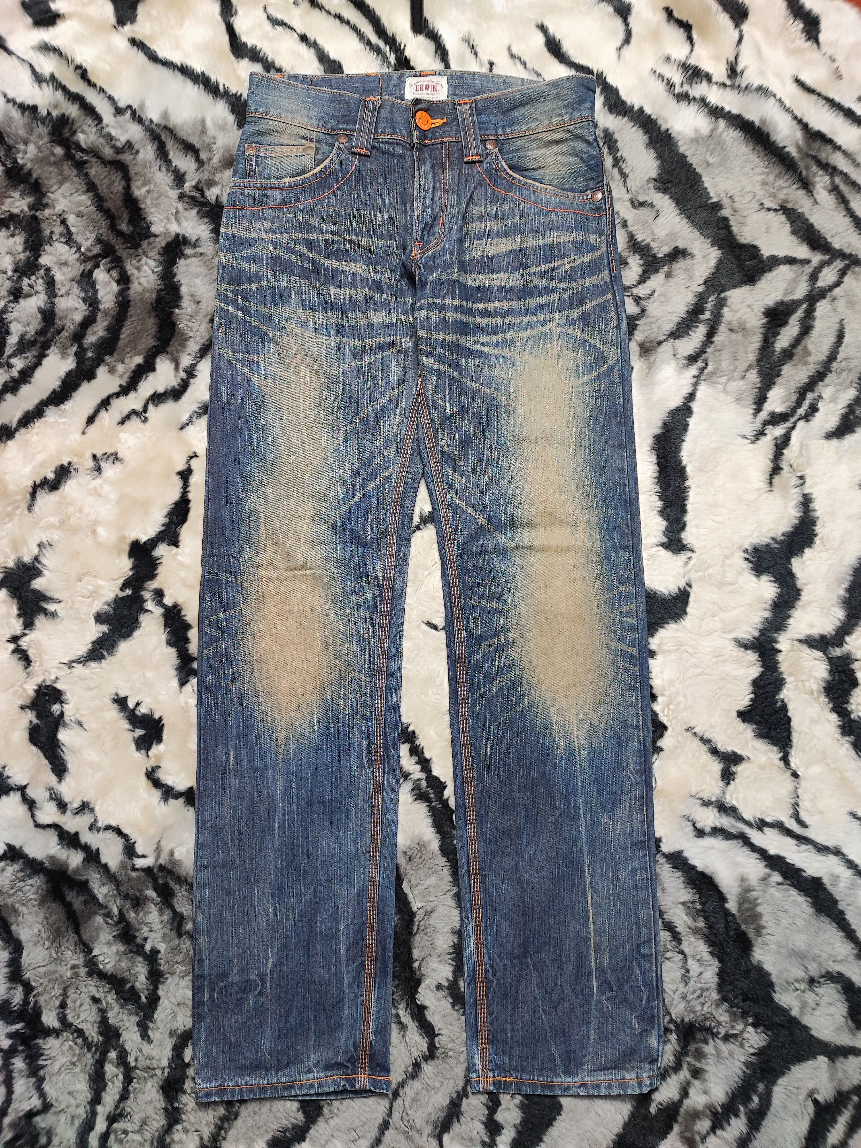 Edwin EDWIN VINTAGE XV FADED JEANS VERY RARE Size US 30 / EU 46 - 2 Thumbnail