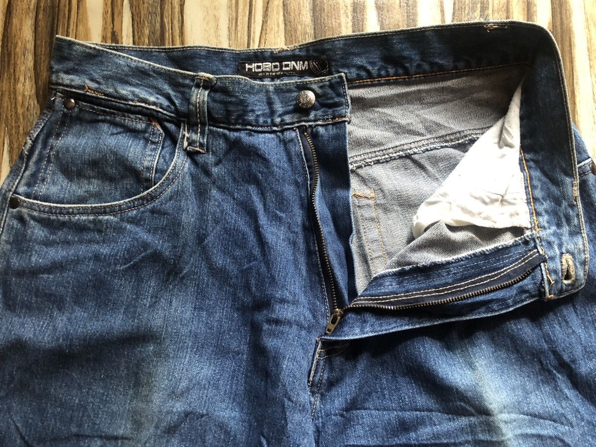 Hobo Grail🔥 Y2K Hobo Baggy Denim Embroidery Fubu Size US 34 / EU 50 - 7 Thumbnail