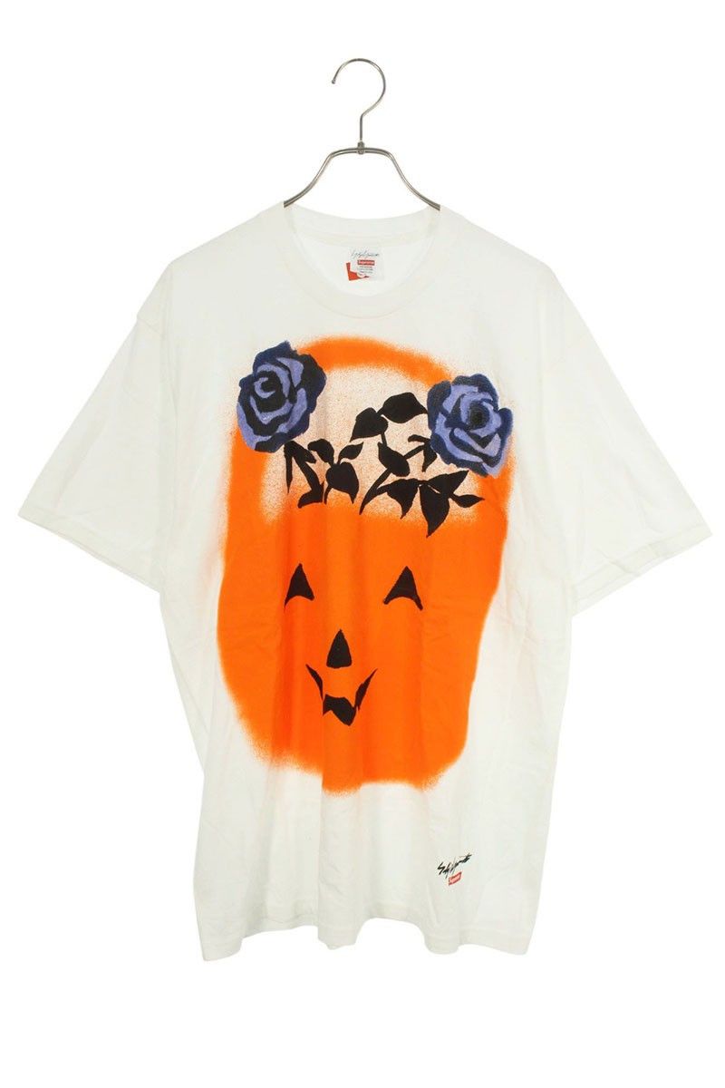 Yohji Yamamoto Yohji Yamamoto SUPREME Pumpkin Print T-Shirt 22AW Size US L / EU 52-54 / 3 - 1 Thumbnail