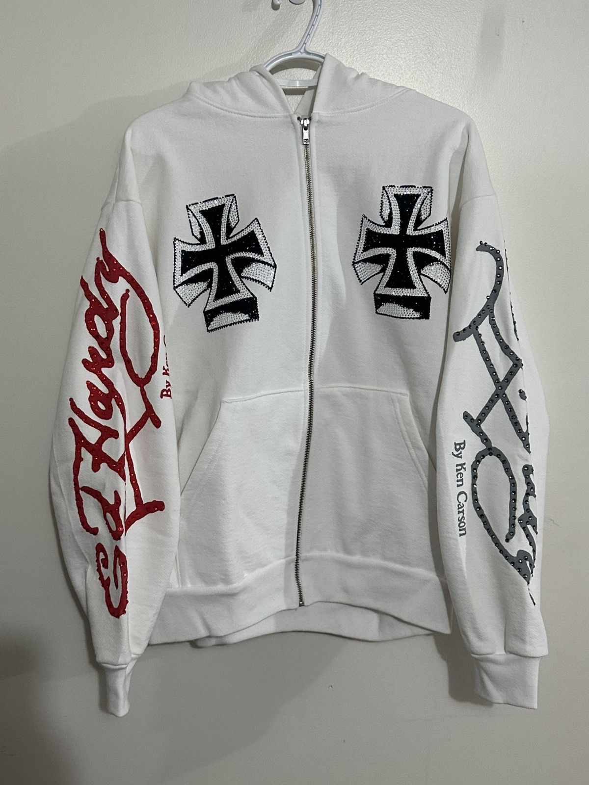 Ken Carson Ken Carson AGC A Great Chaos Tour Zip-Up Hoodie | Grailed