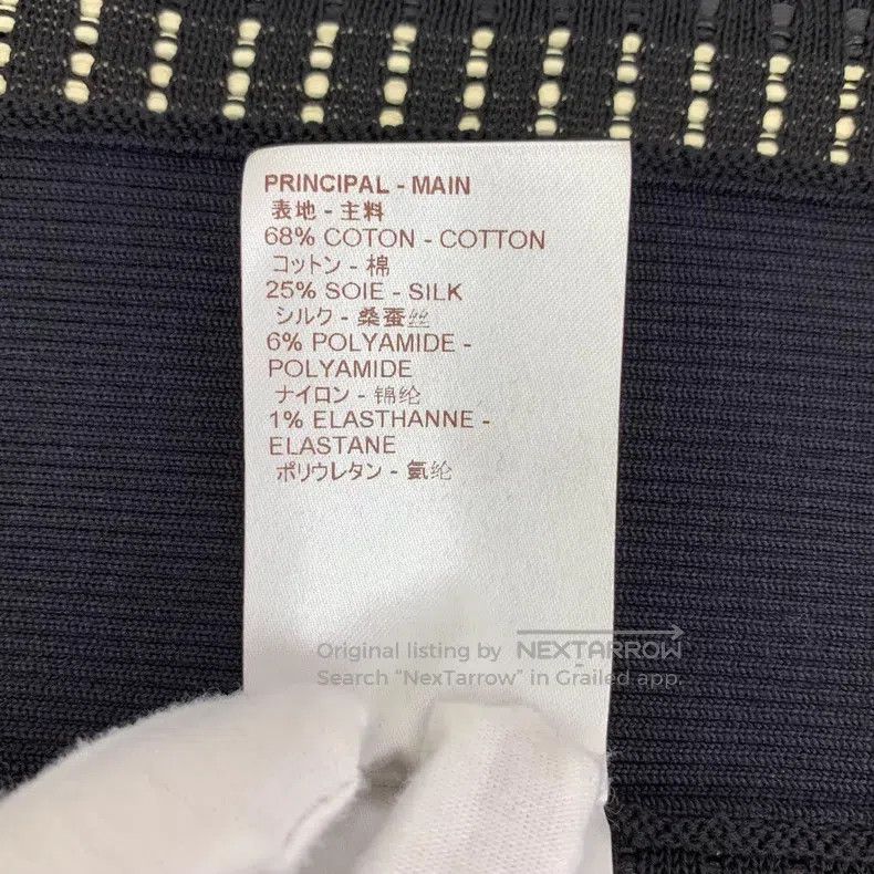 Louis Vuitton Louis Vuitton size l Black color-striped woven cotton slouc Size 26" / US 2 / IT 38 - 7 Thumbnail