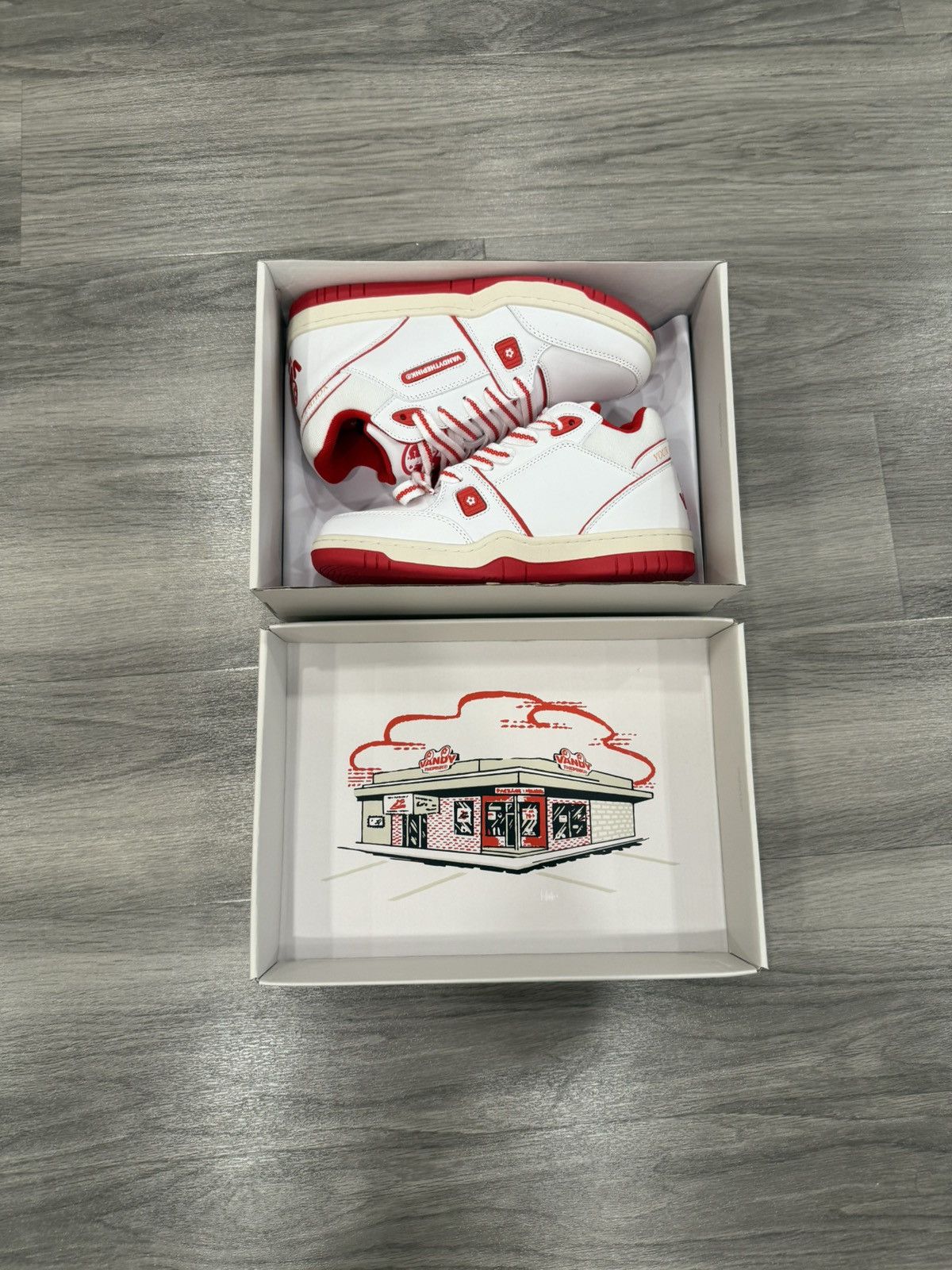Vandy The Pink Vandy The Pink “Red Trainers” Size US 10 / EU 43 - 3 Thumbnail