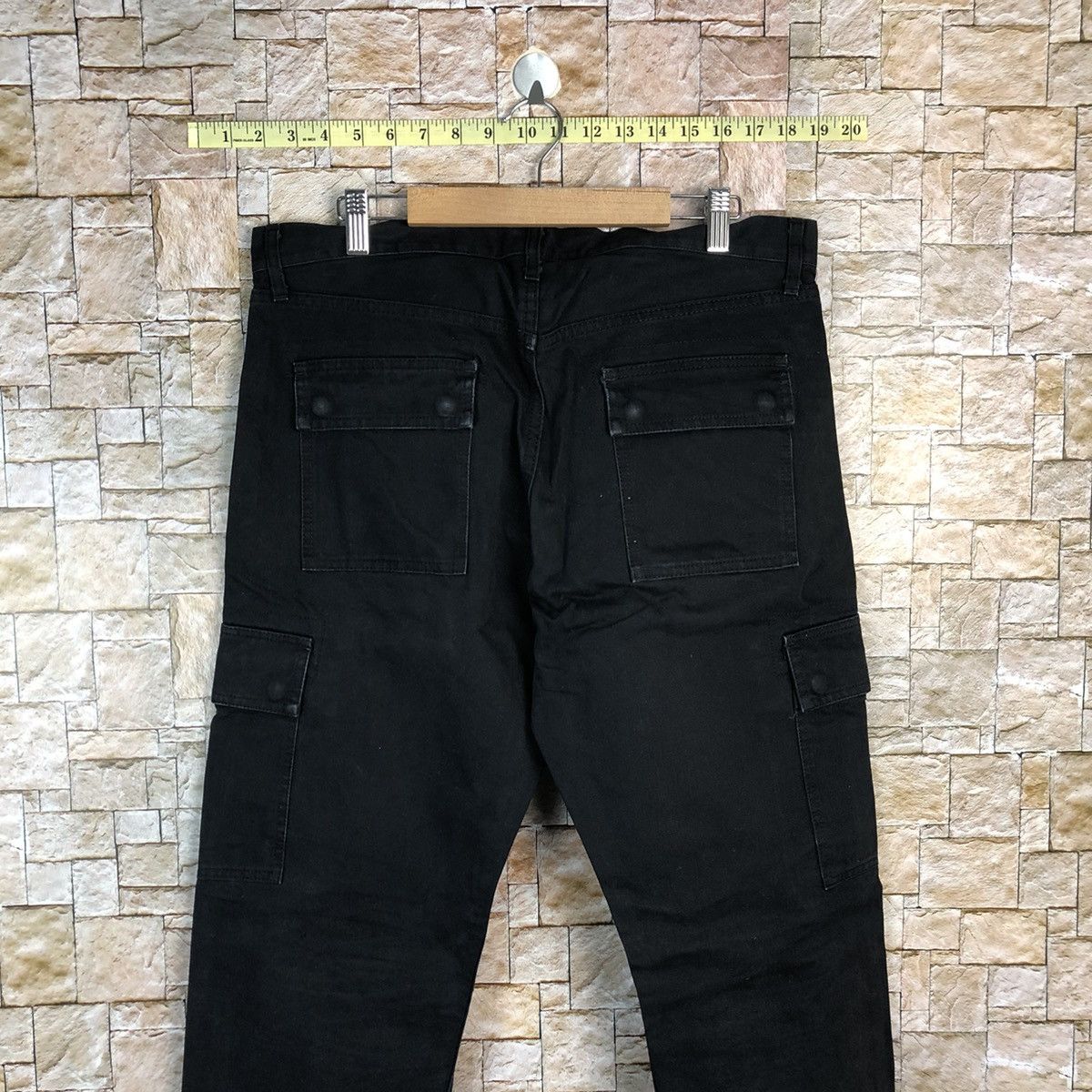 Journal Standard Journal Standard & Co Black Cargo Multipocket Pants #A642 Size US 34 / EU 50 - 17 Thumbnail