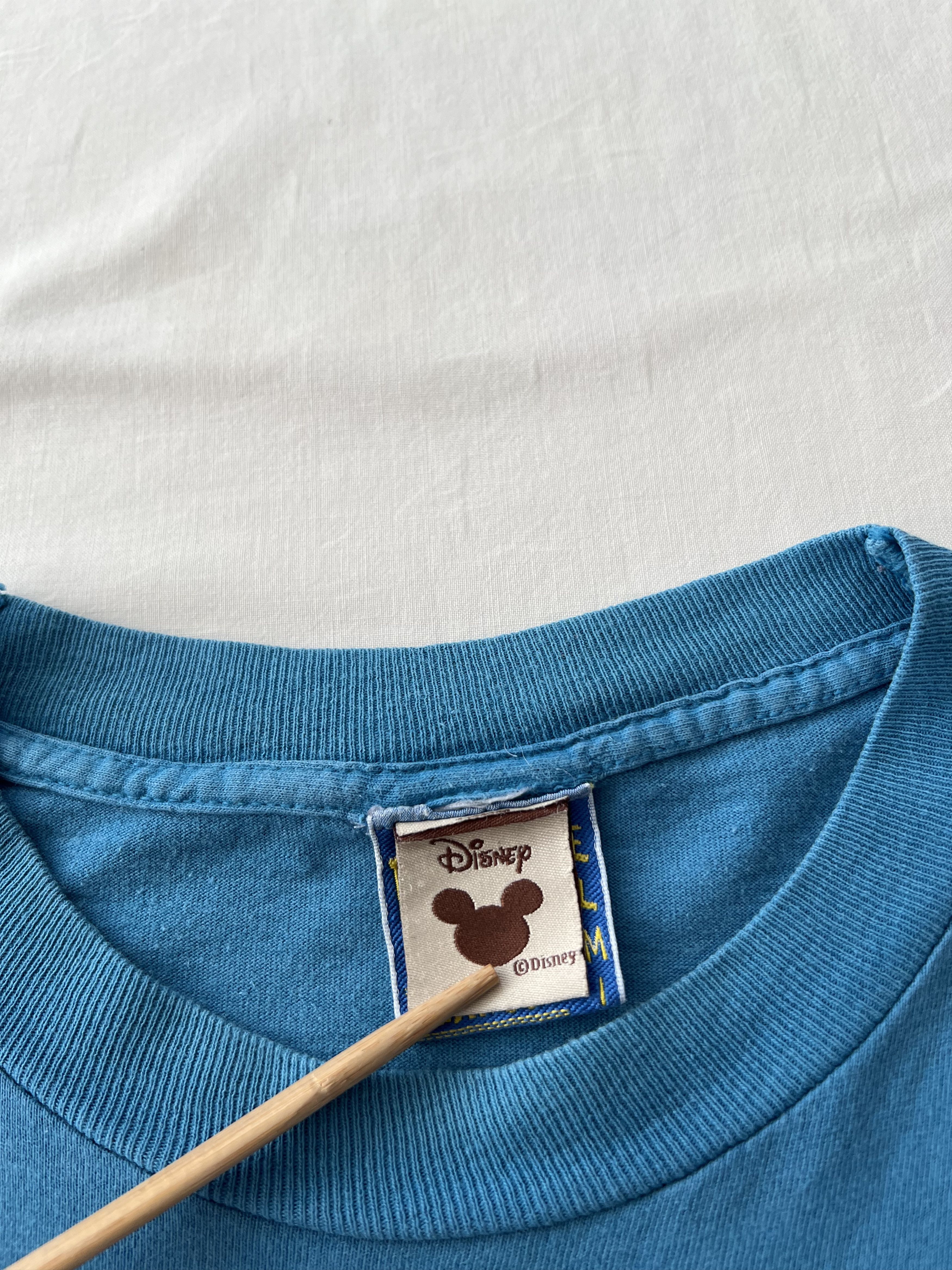 Disney Vintage 90s Disney Pluto Dog Cartoon Blue T-shirt Size US L / EU 52-54 / 3 - 10 Thumbnail