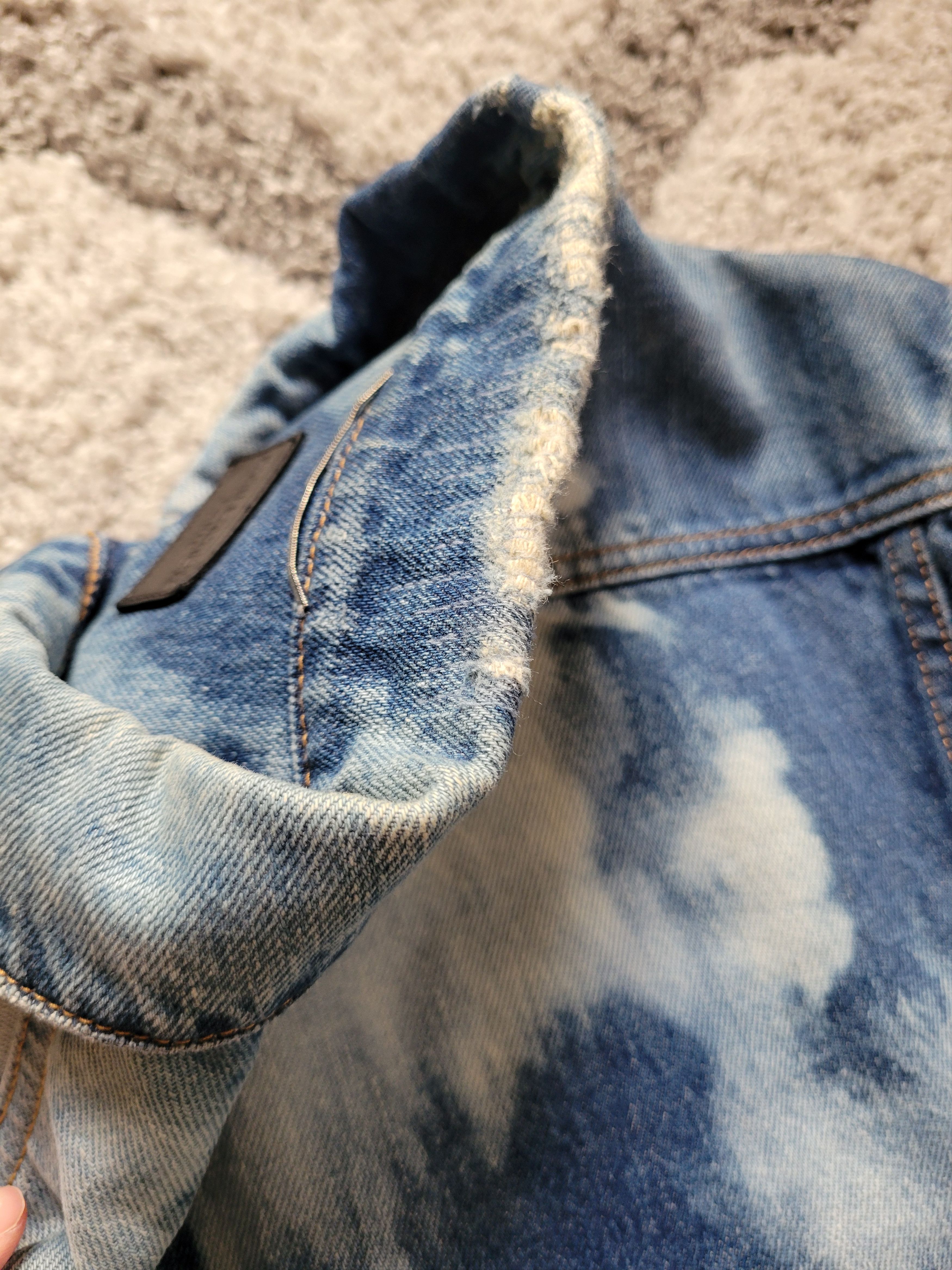 Hedi Slimane × Saint Laurent Paris × Yves Saint Laurent SS16 Bleached Denim Jacket Hedi Surf Sound Size US M / EU 48-50 / 2 - 21 Thumbnail