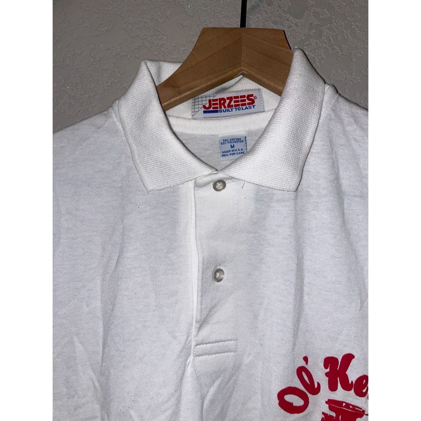 Jerzees Vintage Oakhurst California Polo Shirt Ol' Kettle VTG 90s M Size US M / EU 48-50 / 2 - 5 Thumbnail