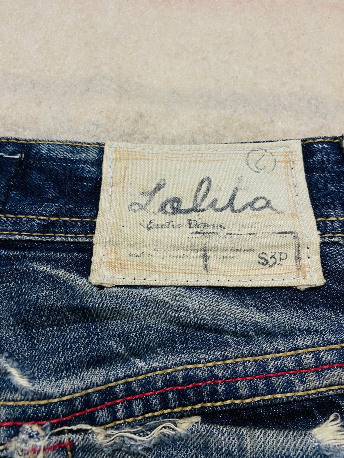 Japanese Brand Lolita Distressed Jeans Size 31" - 16 Thumbnail