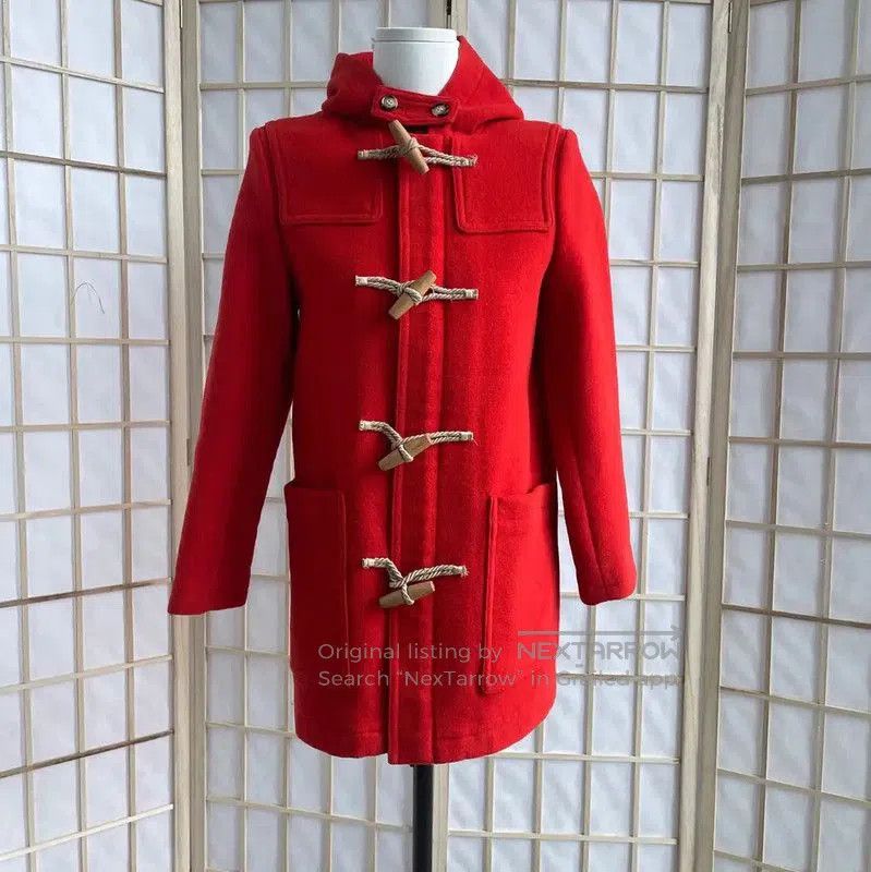 Burberry Burberry Red Wool Ladies Coat. Size S / US 4 / IT 40 - 1 Thumbnail