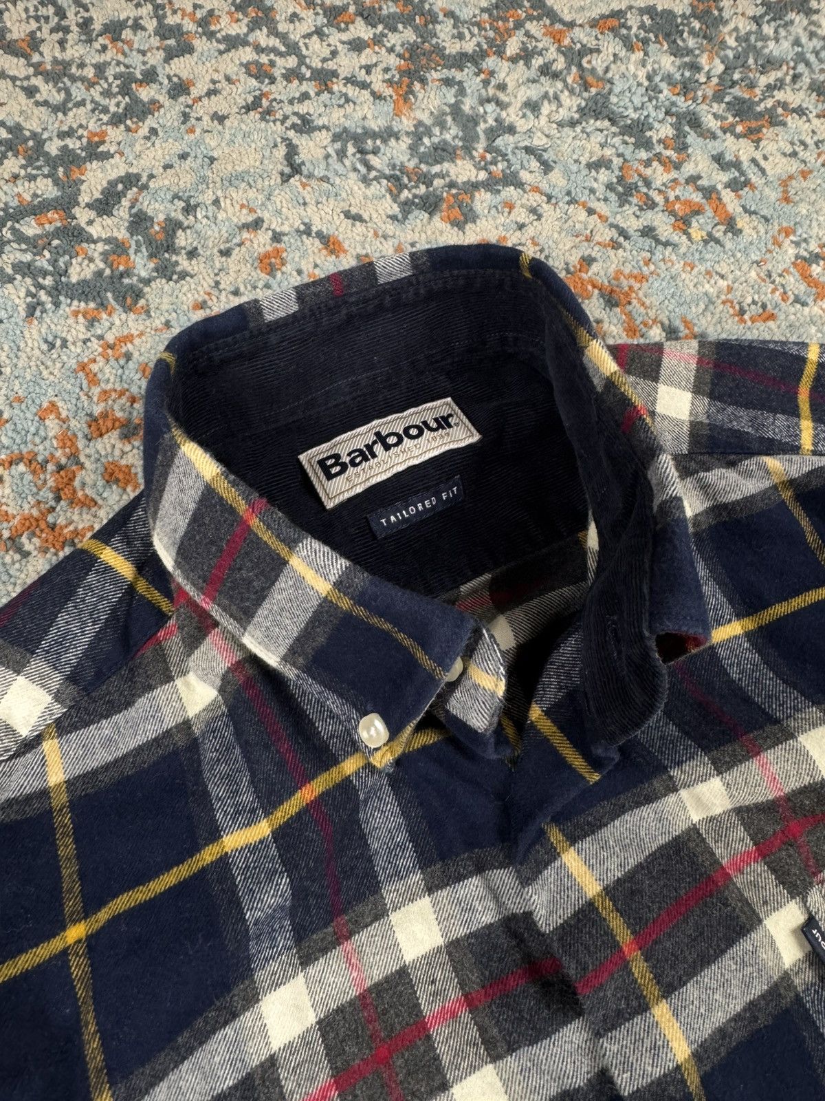 Barbour × Vintage Barbour castlebay flannel shirt classic pattern check tartan Size US S / EU 44-46 / 1 - 10 Thumbnail