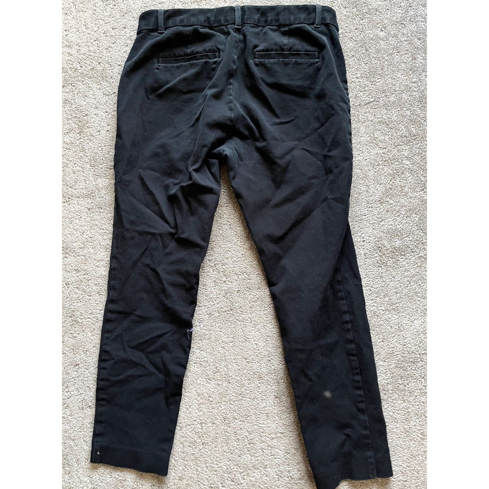 Gap Gap Pants Women's Regular Black Stretch Skinny Ankle 8 Denim Cotton Blend Size 30" / US 8 / IT 44 - 3 Thumbnail