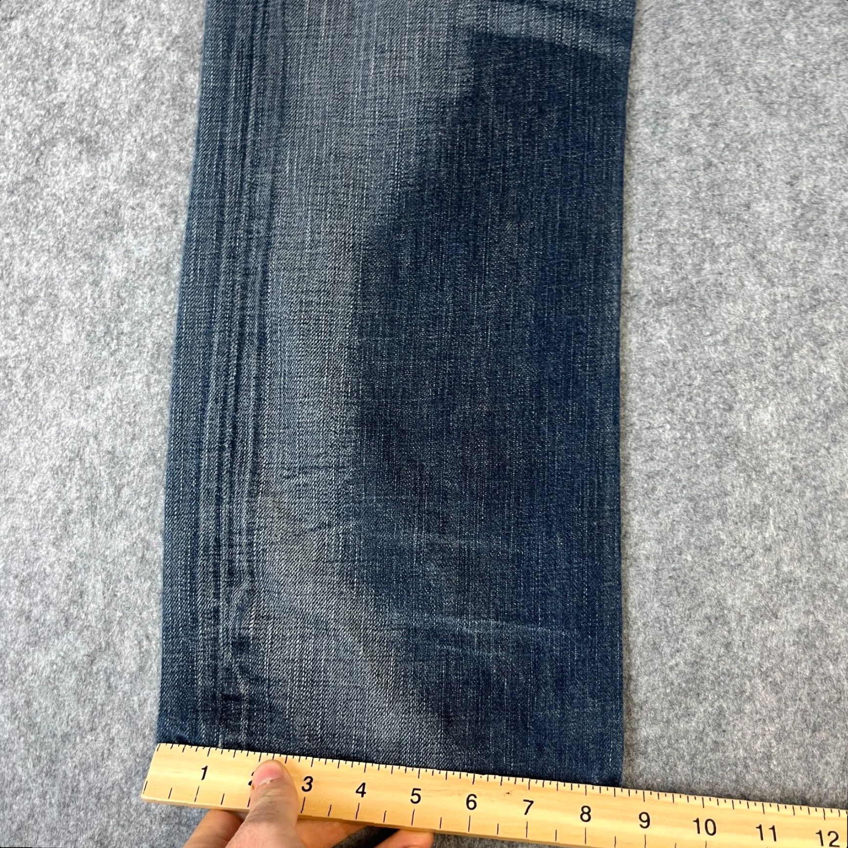 Levi's Levi's 506 Jeans Relaxed Mens 36 32 Dark Wash Blue Whiskers Fade Distressed Denim 5-Pocket Straight Vintage Mens Regular Warm Tags? Size US 36 / EU 52 - 3 Thumbnail