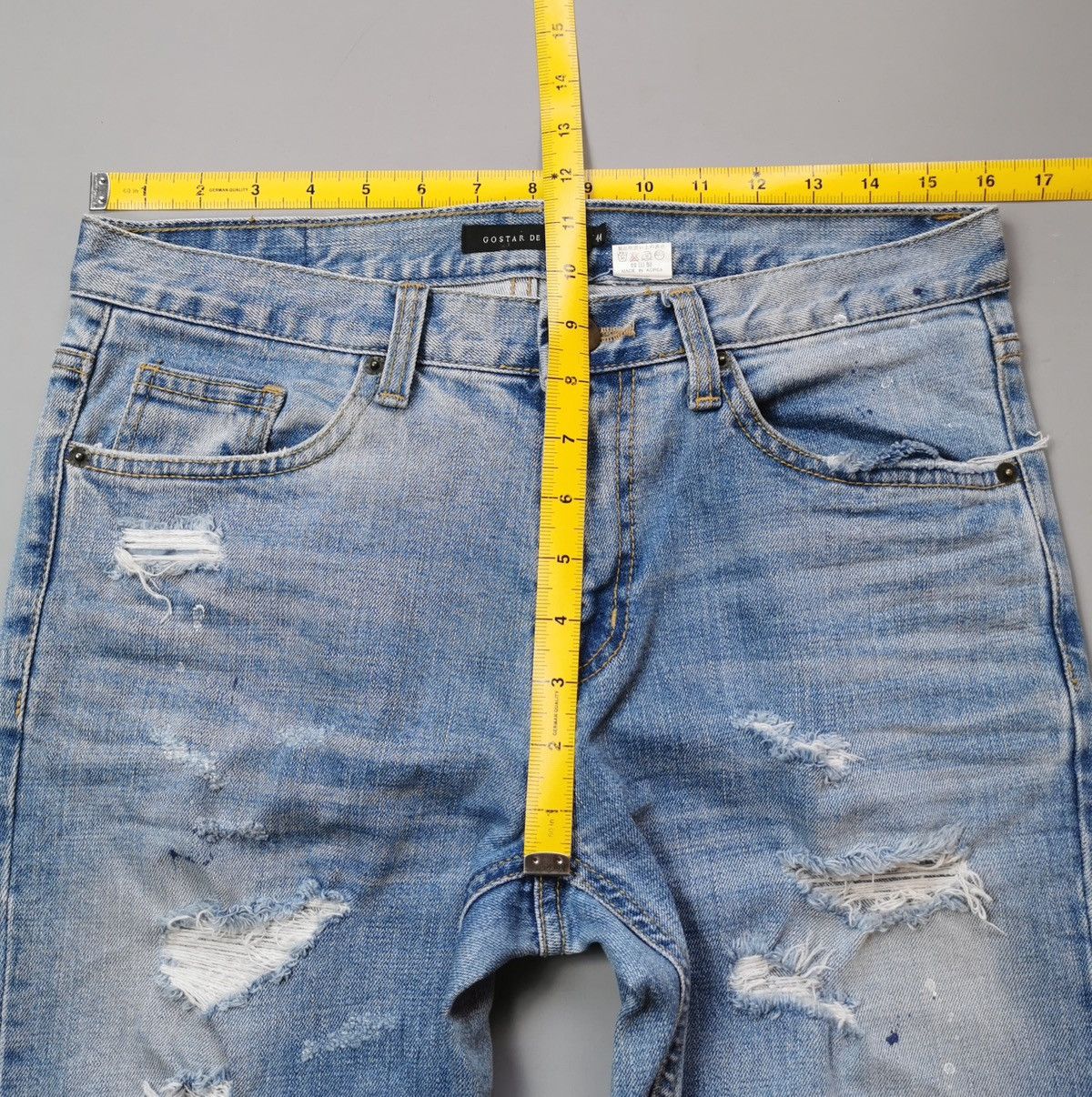 GOSTAR DE FUGA Gostar De Fuga Distressed Skinny Jeans Size US 32 / EU 48 - 12 Thumbnail