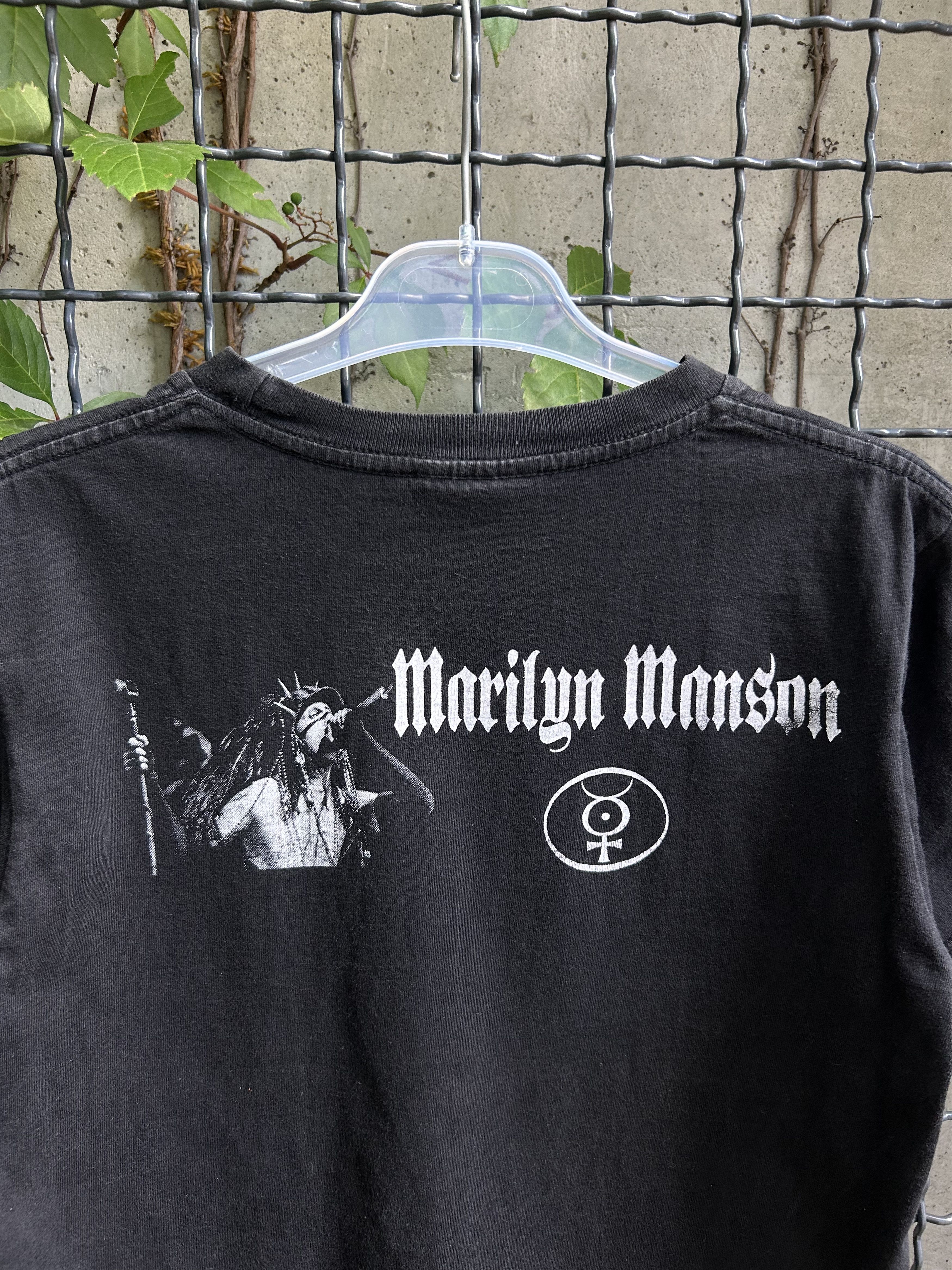 Band Tees Vintage 2003 Marilyn Manson Rock Band T-shirt Size US M / EU 48-50 / 2 - 12 Thumbnail