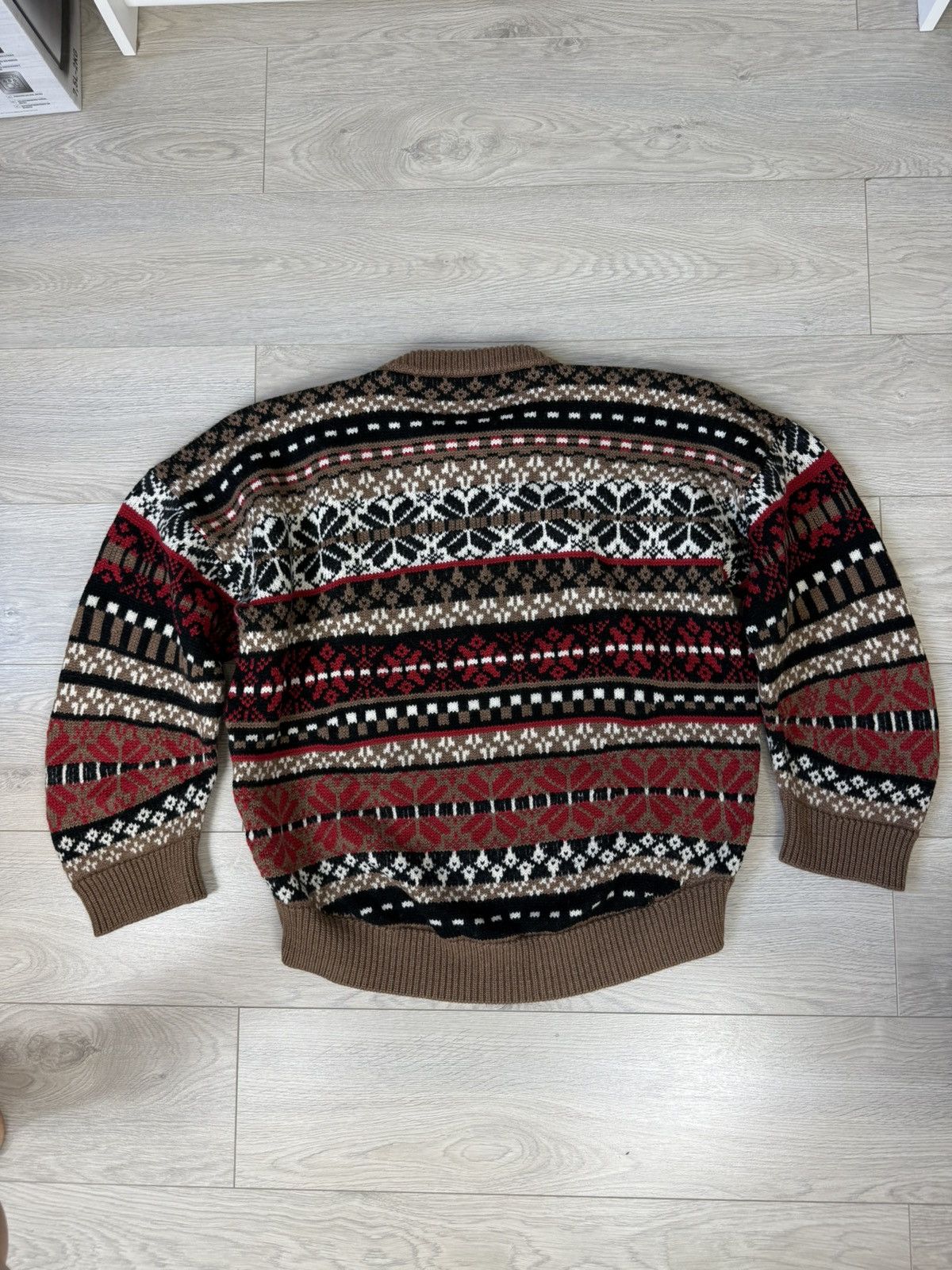 Martine Rose Martine Rose AW22 Merino Wool Fair Isle Knit Sweater Size US L / EU 52-54 / 3 - 11 Thumbnail