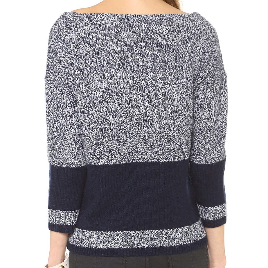 Rag & Bone Claire Stripe Sweater Top in size Large NWT MSRP $255 Size L / US 10 / IT 46 - 2 Thumbnail