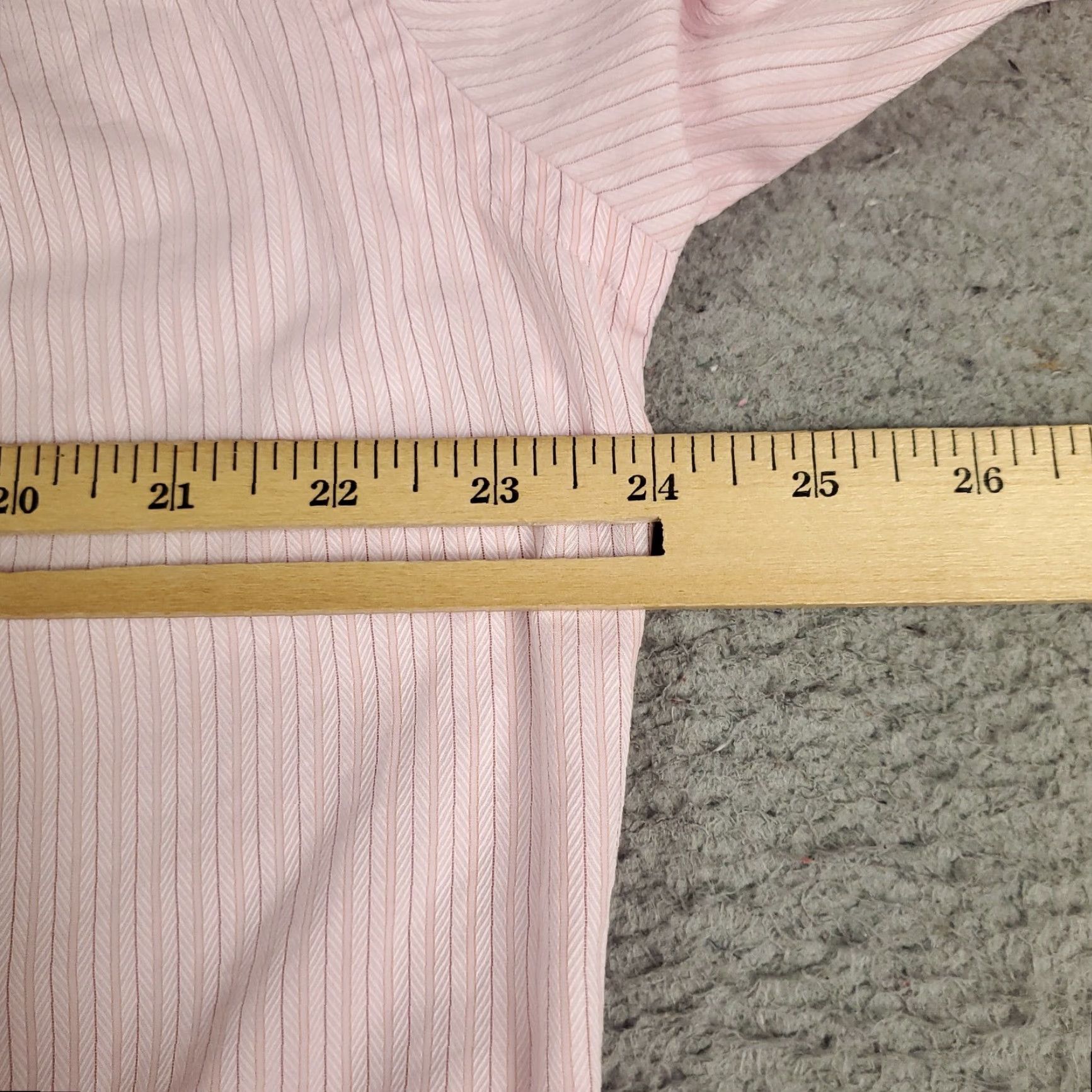 Tommy Bahama Tommy Bahama Dress Shirt Mens 15.5 Pink Striped Long Sleeve Button-Up Classic Preppy Size 40R - 6 Thumbnail