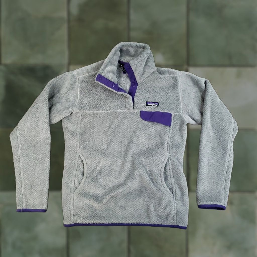 Patagonia Patagonia Re-Tool Jacket Women M Gray 1/4 Zip Fleece Casual Shirt Hoodie? Size M / US 6-8 / IT 42-44 - 1 Thumbnail