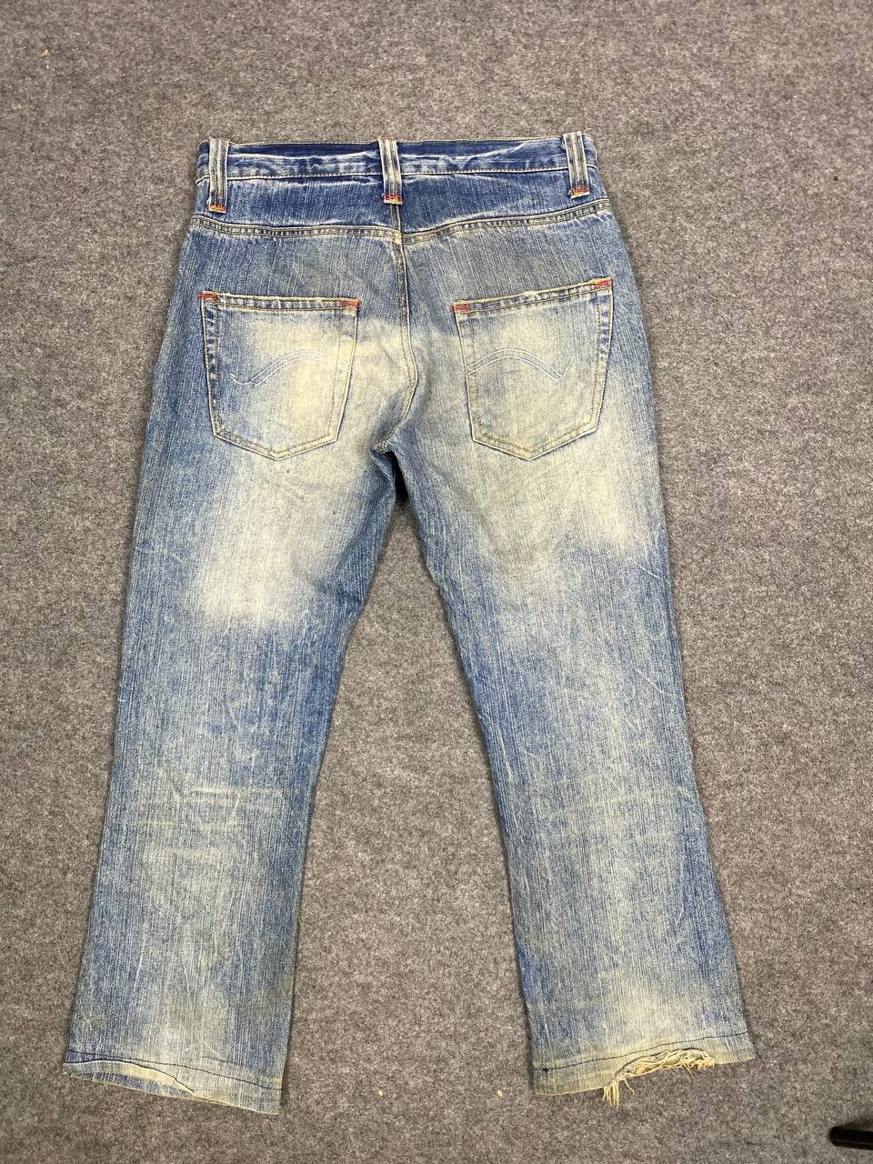 Japanese Brand japanese brand ankle cut distressed denim nice design Size US 32 / EU 48 - 1 Thumbnail