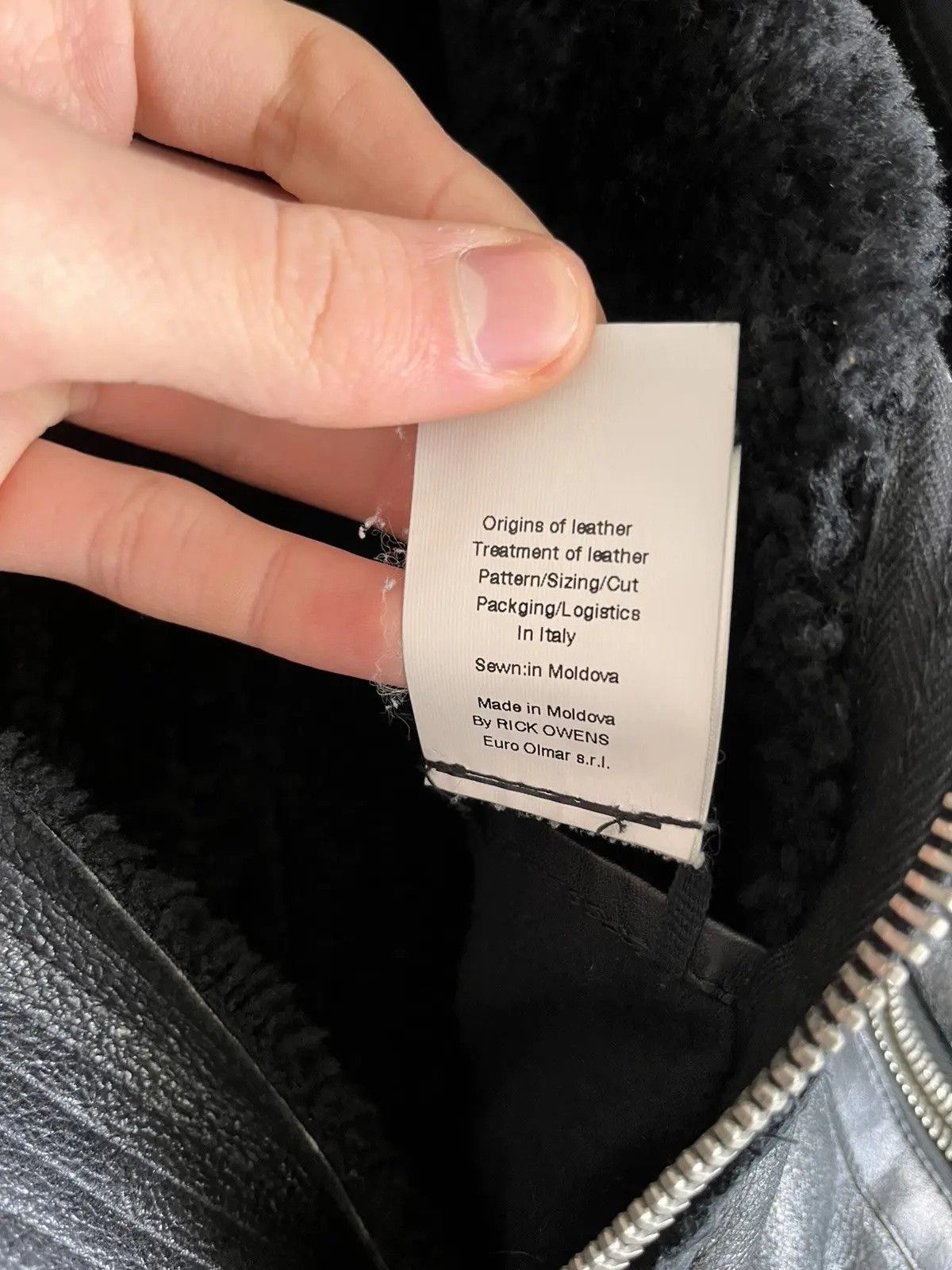 Rick Owens Rick Owens 2012 Mountain Leather Jacket with fur lining Size US M / EU 48-50 / 2 - 10 Thumbnail