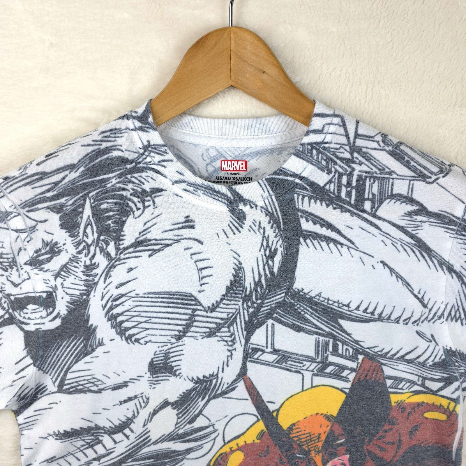 Marvel Comics Marvel Comics X-Men Wolverine Mens Shirt Size XS AOP Vtg Size US XS / EU 42 / 0 - 3 Thumbnail