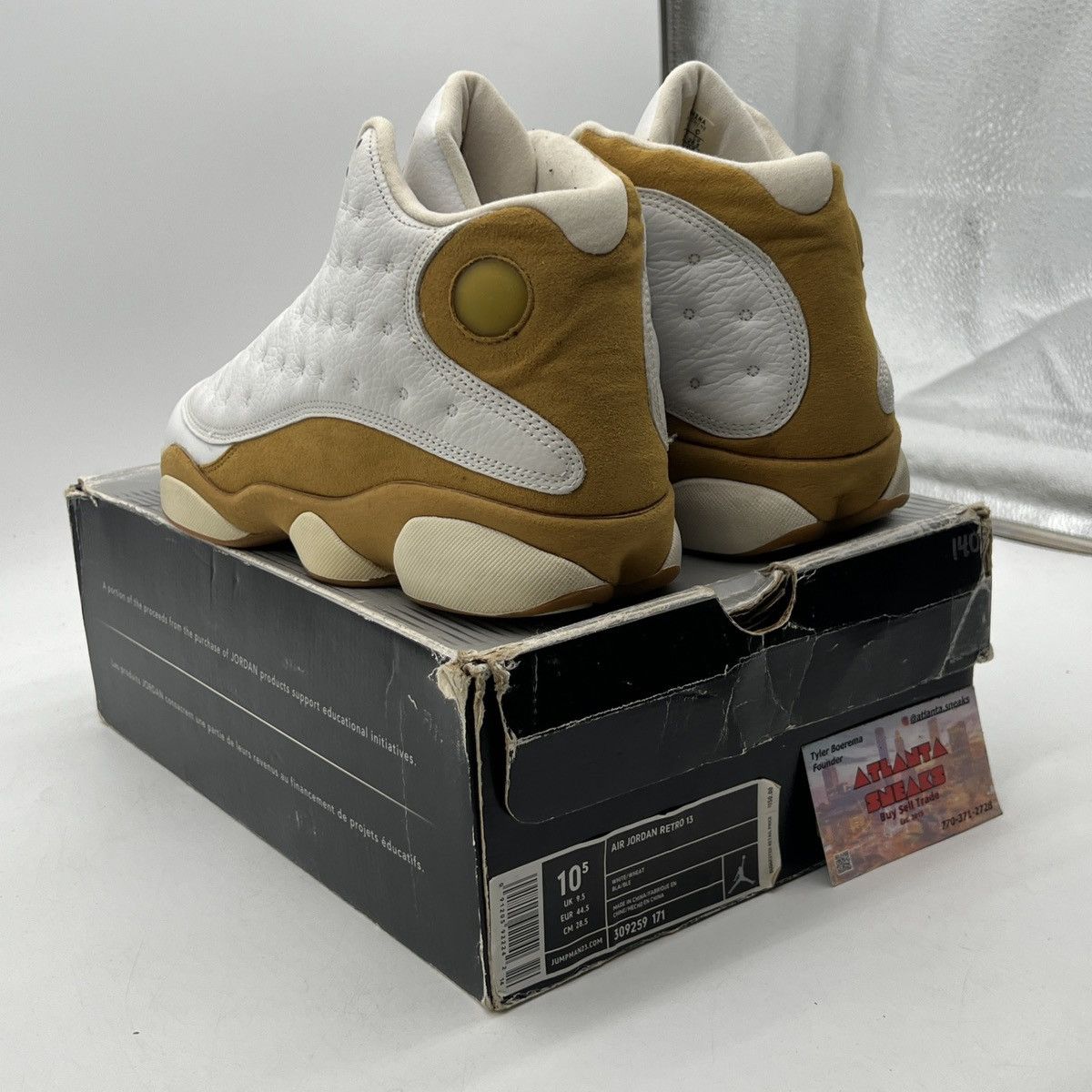 Jordan Brand Air Jordan 13 wheat Size US 10.5 / EU 43-44 - 4 Thumbnail