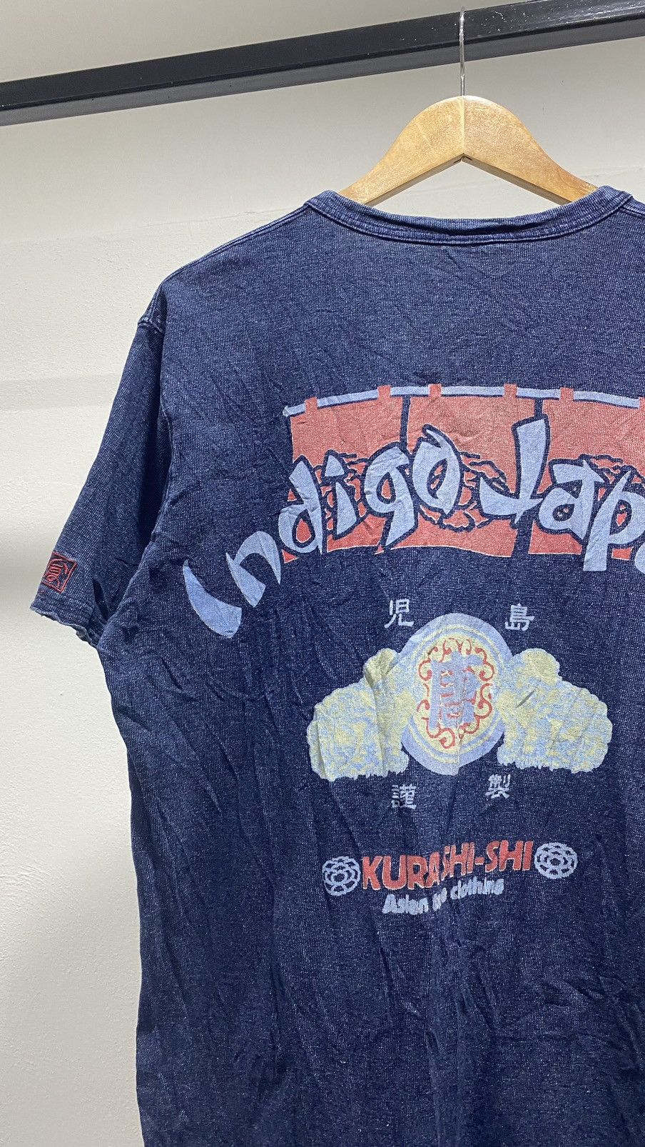 Indigo Distressed Indigo Japan Kura Shi Shi like Kapital Size US XL / EU 56 / 4 - 1 Thumbnail