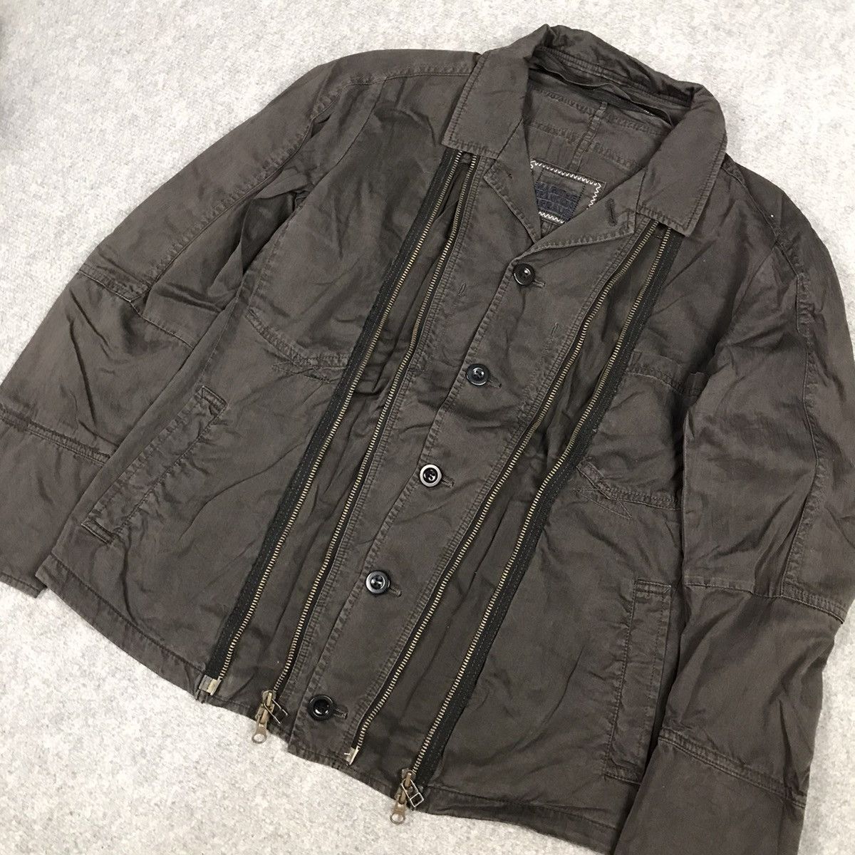 Marithe + Francois Girbaud Marithe Francois girbaud Double Zipped Jacket Size US M / EU 48-50 / 2 - 9 Thumbnail