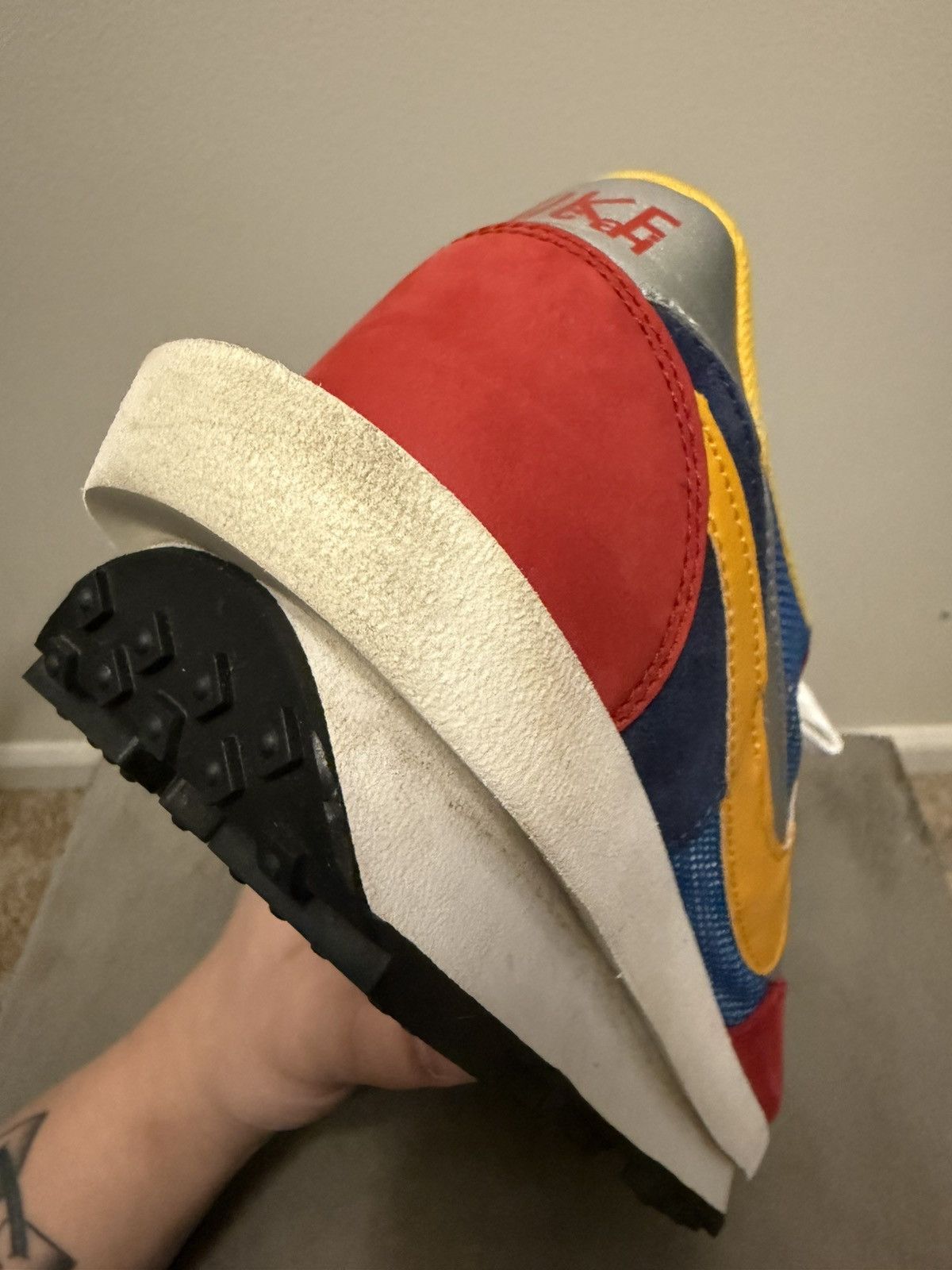 Nike × Sacai Sacai x Nike LD Waffle Varsity Blue Size US 8.5 / EU 41-42 - 11 Thumbnail