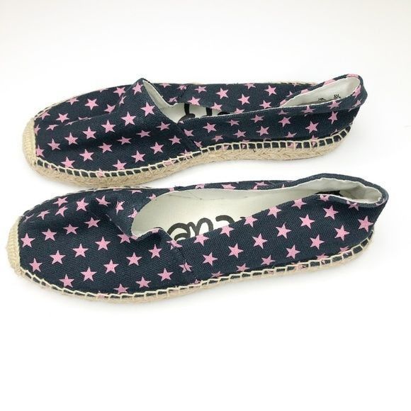 Sam Edelman Sam Edelman Pink Star Espadrille Shoes Size US 7.5 / IT 37.5 - 6 Thumbnail