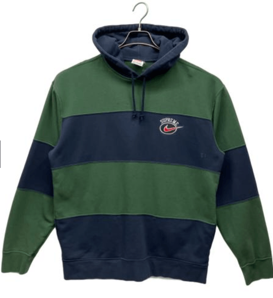 Supreme Supreme NIKE pullover Hoodie Green Logo M Size US M / EU 48-50 / 2 - 1 Thumbnail