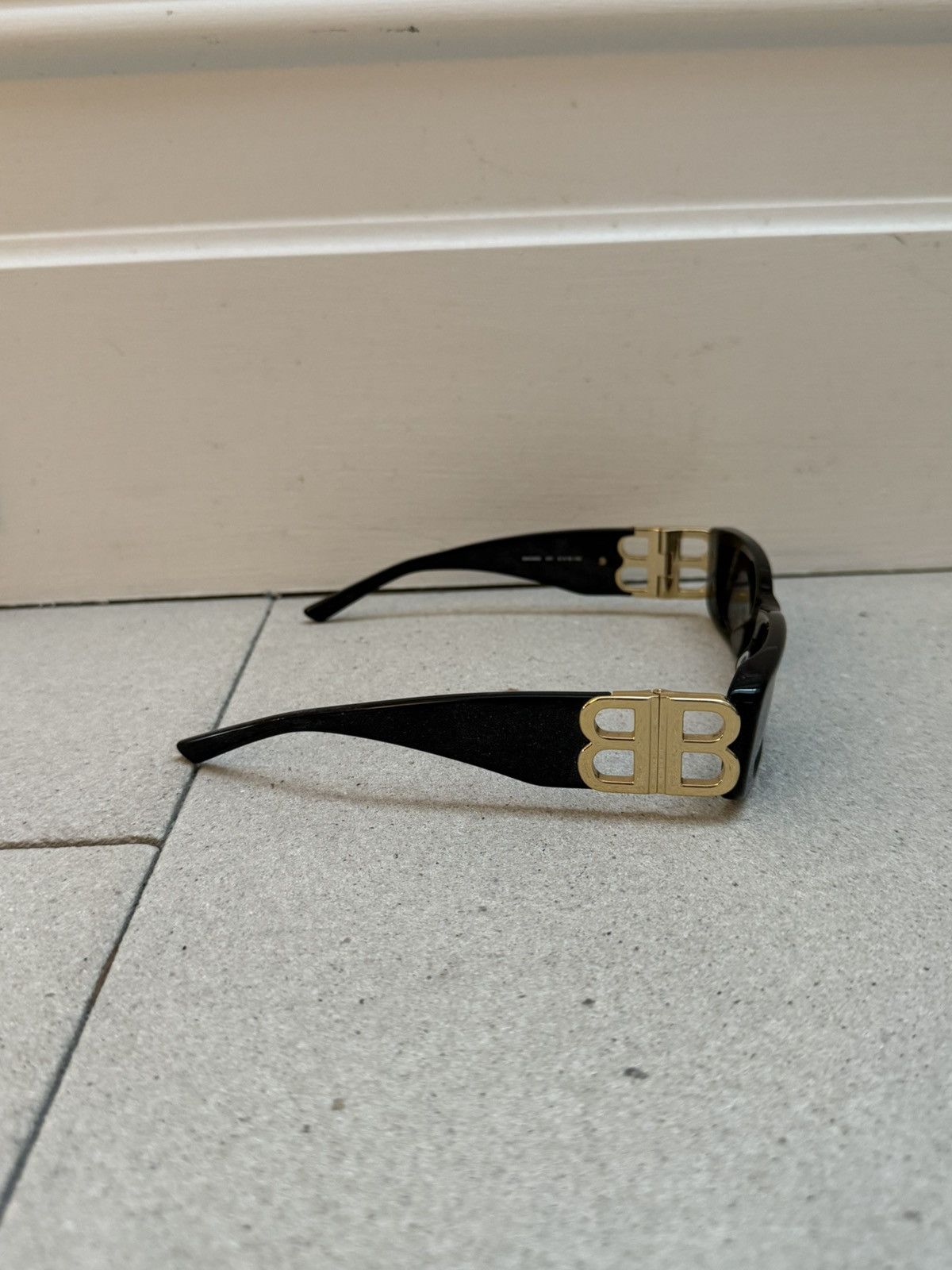 Balenciaga Balenciaga Dynasty Rectangle Sunglasses Size ONE SIZE - 3 Thumbnail