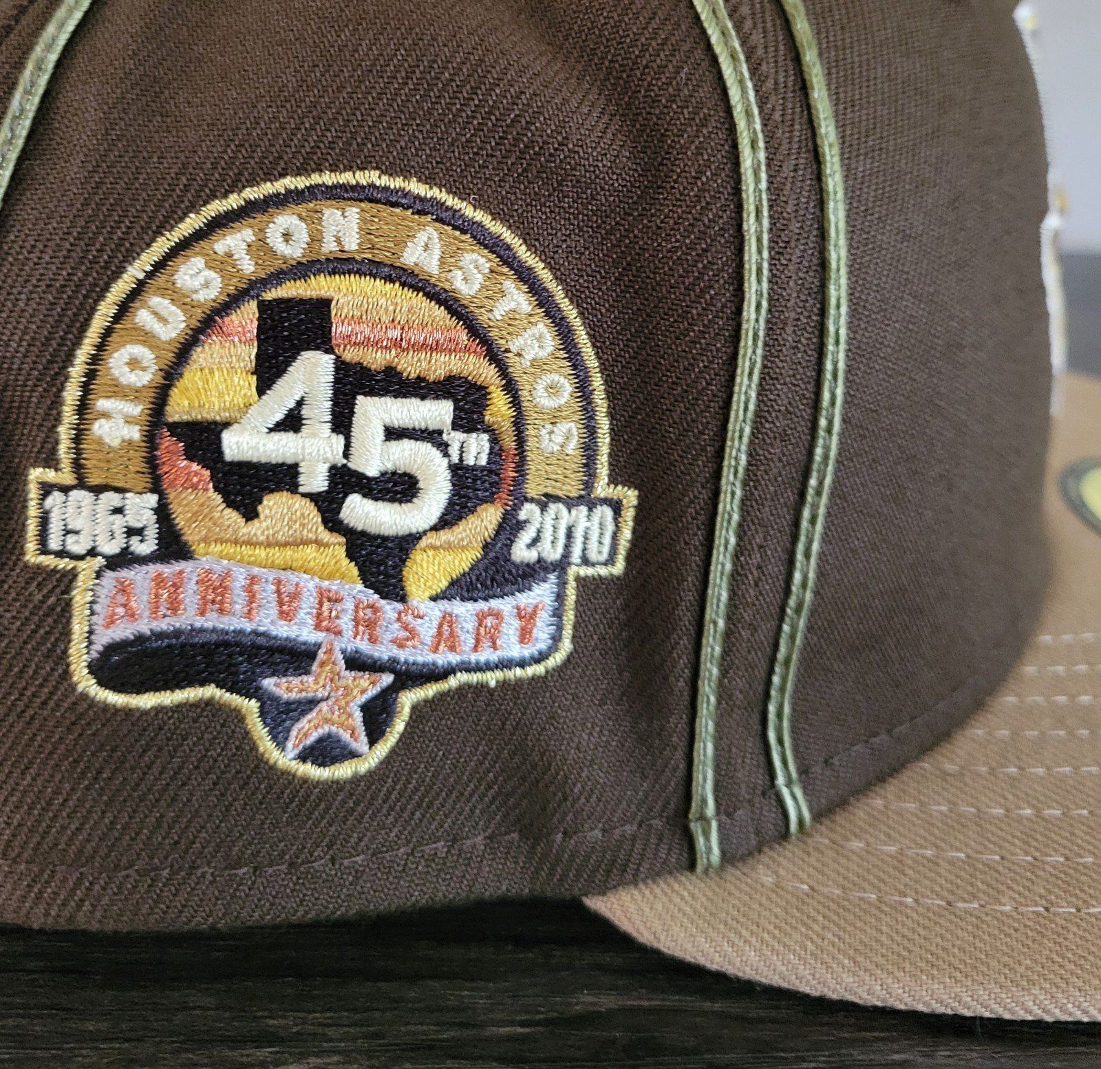 New Era *Firm* 7 3/4 Myfitteds Exclusive Houston Astros Fitted Hat Size ONE SIZE - 3 Thumbnail