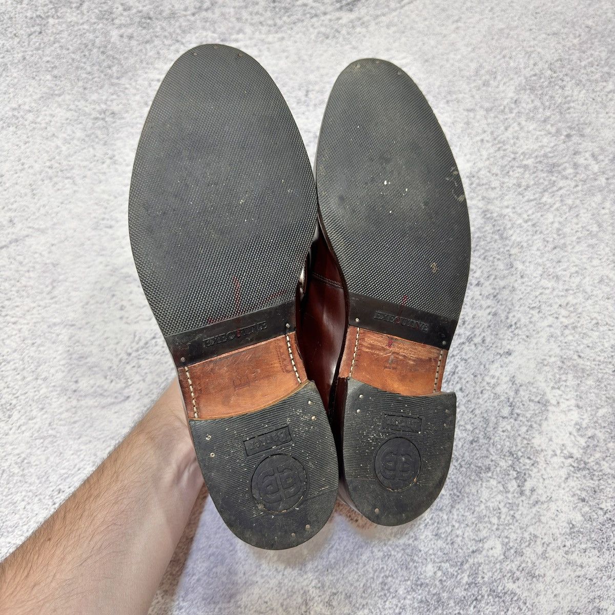 Barker Barker England Handmade Mens Brown Leather Derbies US9.5 Size US 9.5 / EU 42-43 - 11 Thumbnail