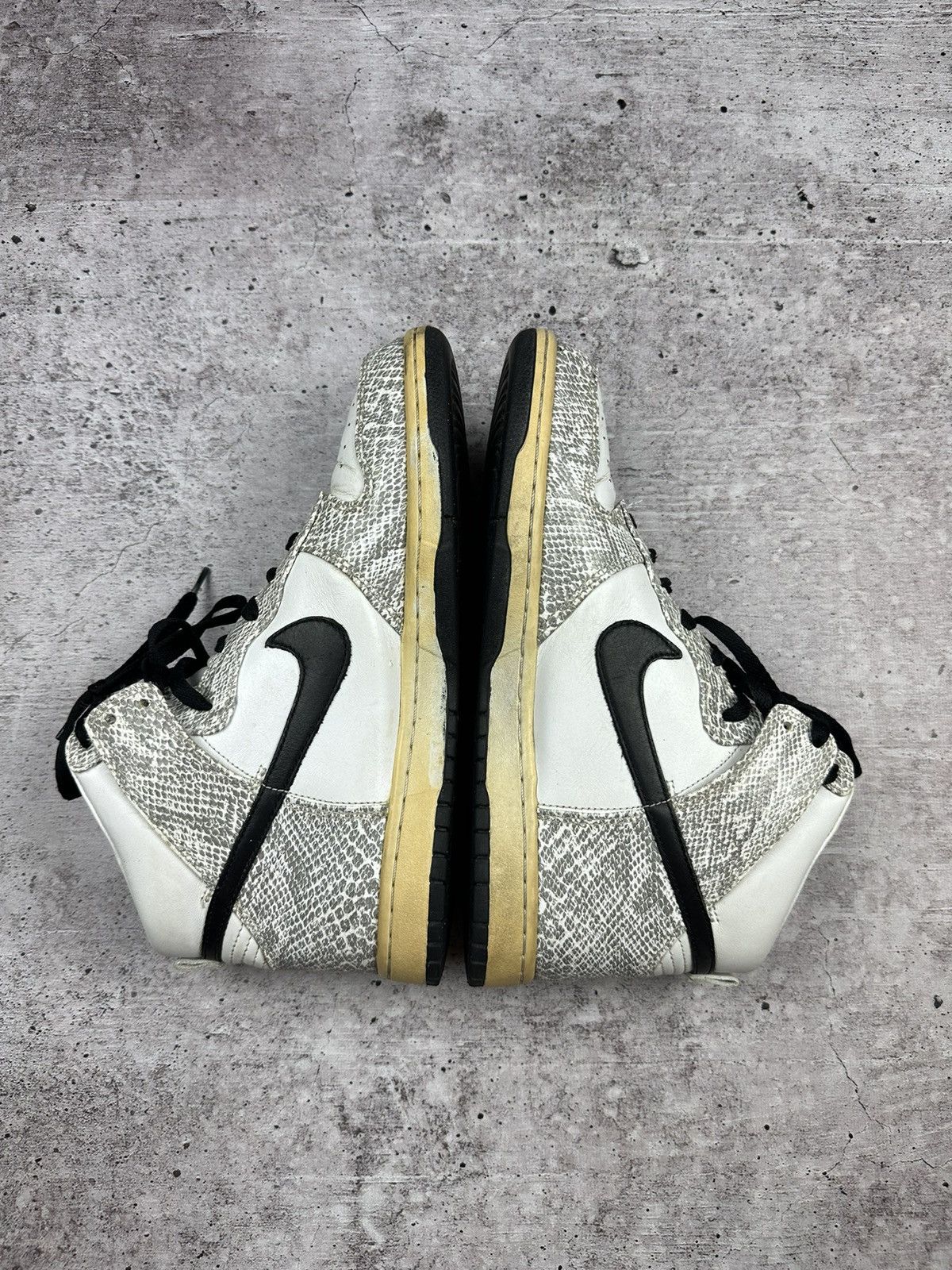 Nike Vintage Nike Dunk Premium Cocoa Snake Hi Top Sneakers Size US 9 / EU 42 - 6 Thumbnail