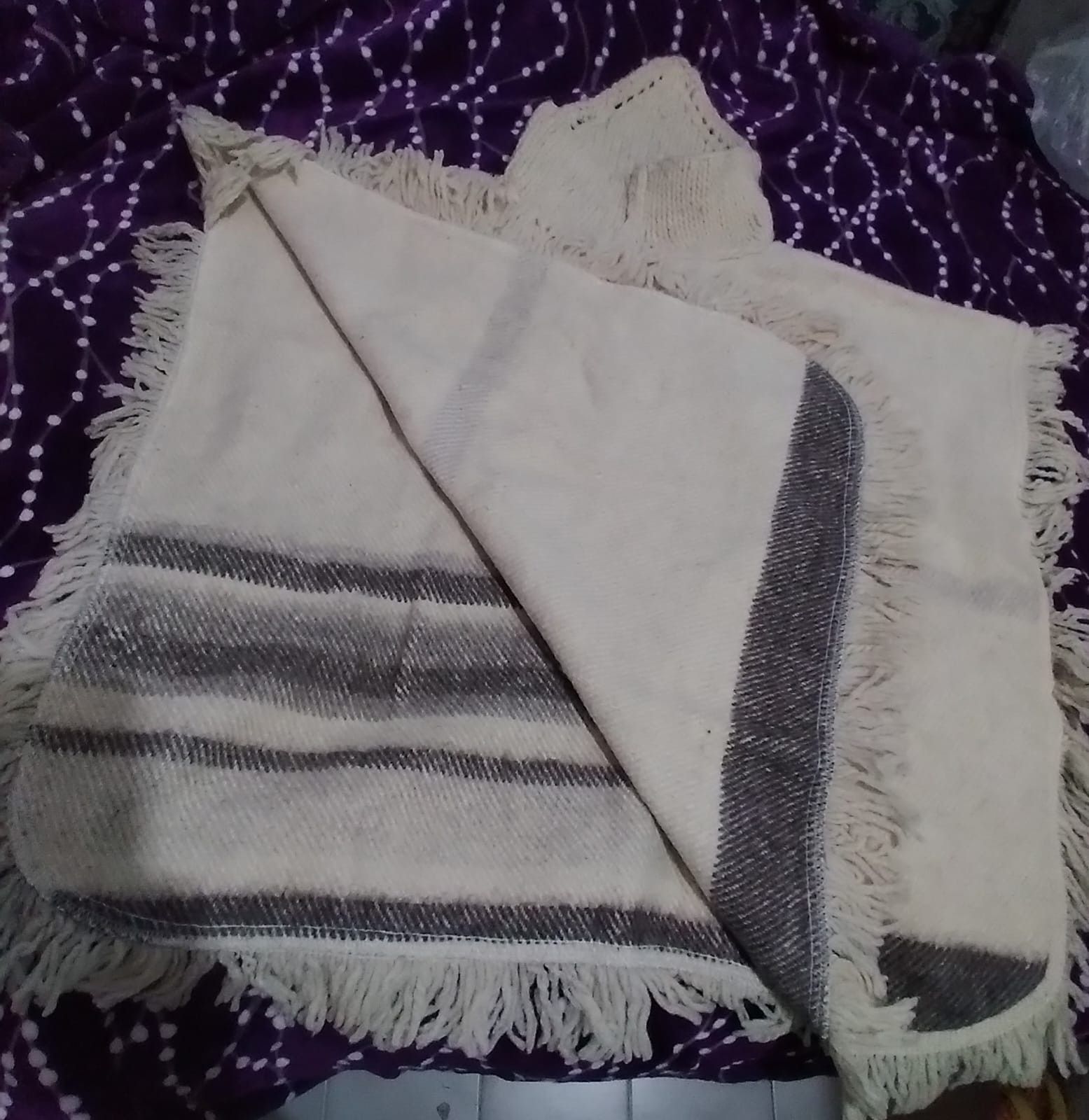 Other Archive Mexican poncho made of wool cloak cape Size US L / EU 52-54 / 3 - 1 Thumbnail