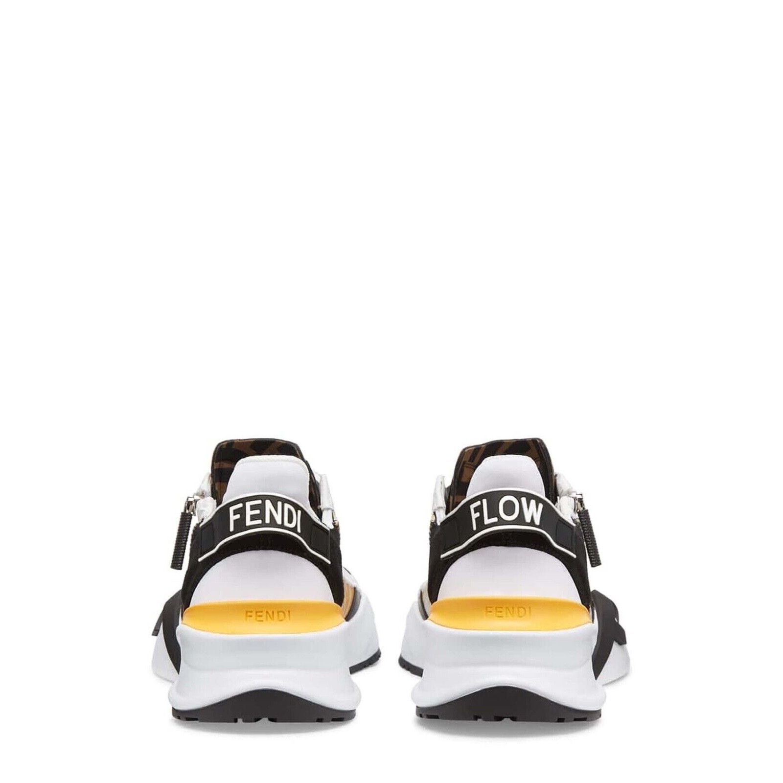 Fendi Fendi Mens Vertigo Flow Yellow Monogram White Size US 13 / EU 46 - 9 Thumbnail