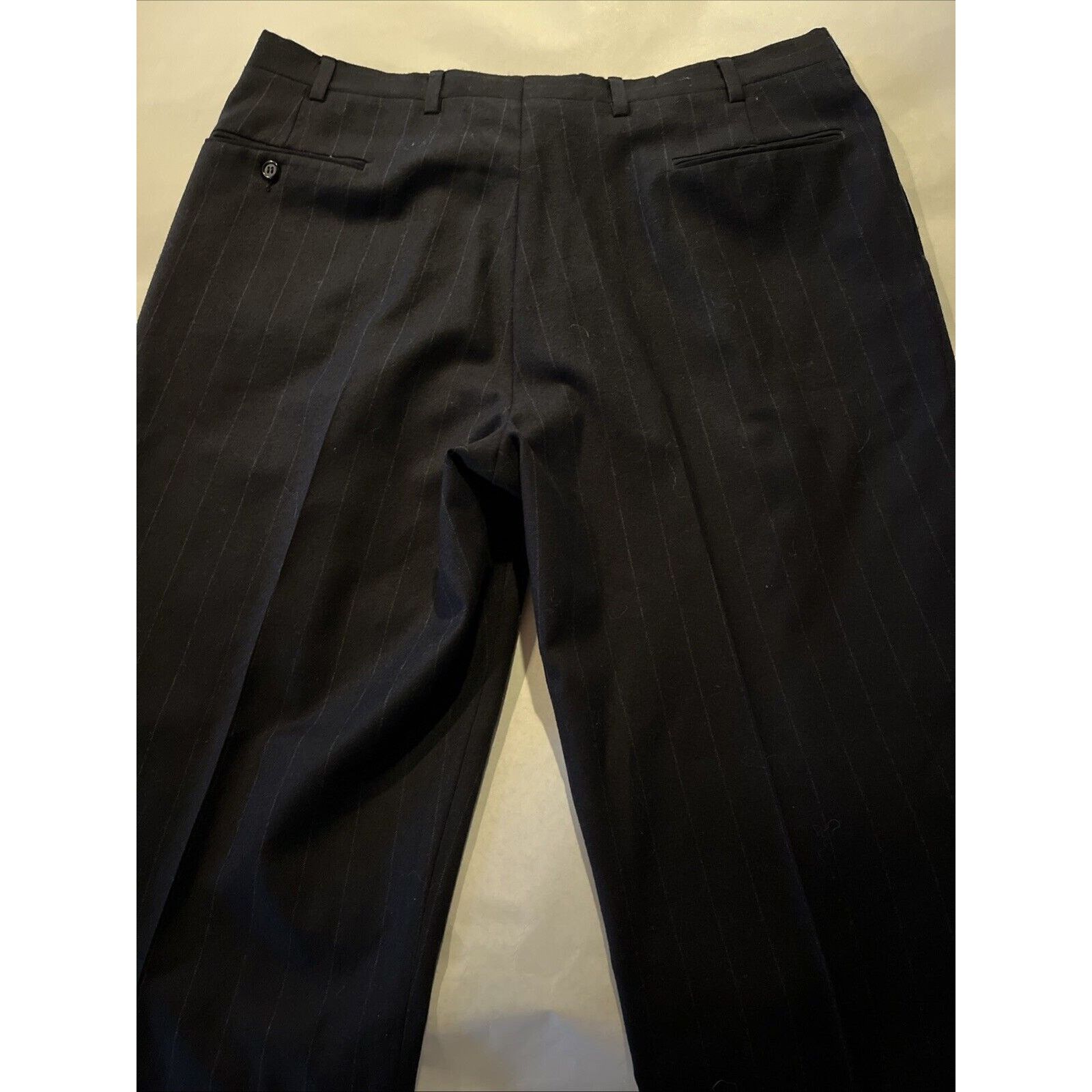 Jos. A. Bank Jos A Bank 38x30 100% Wool Dress Pants Black Executive Size US 38 / EU 54 - 11 Thumbnail